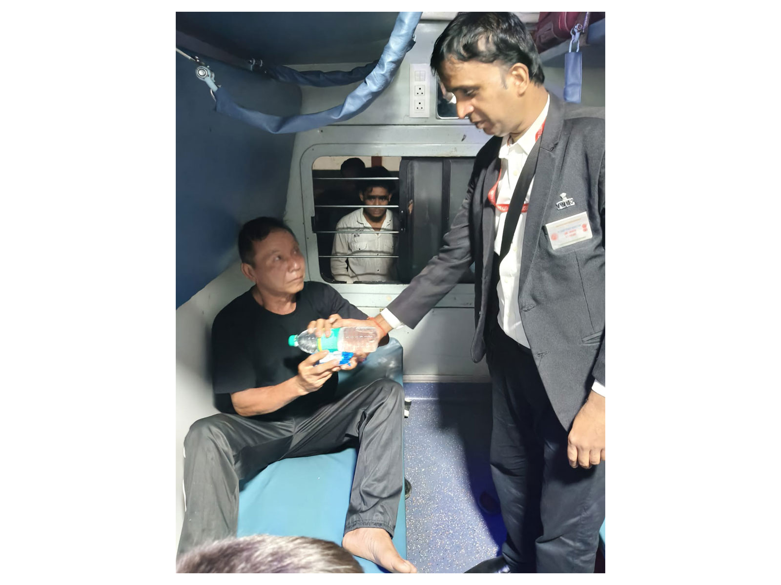 Officials providing relief (Photo/ANI)