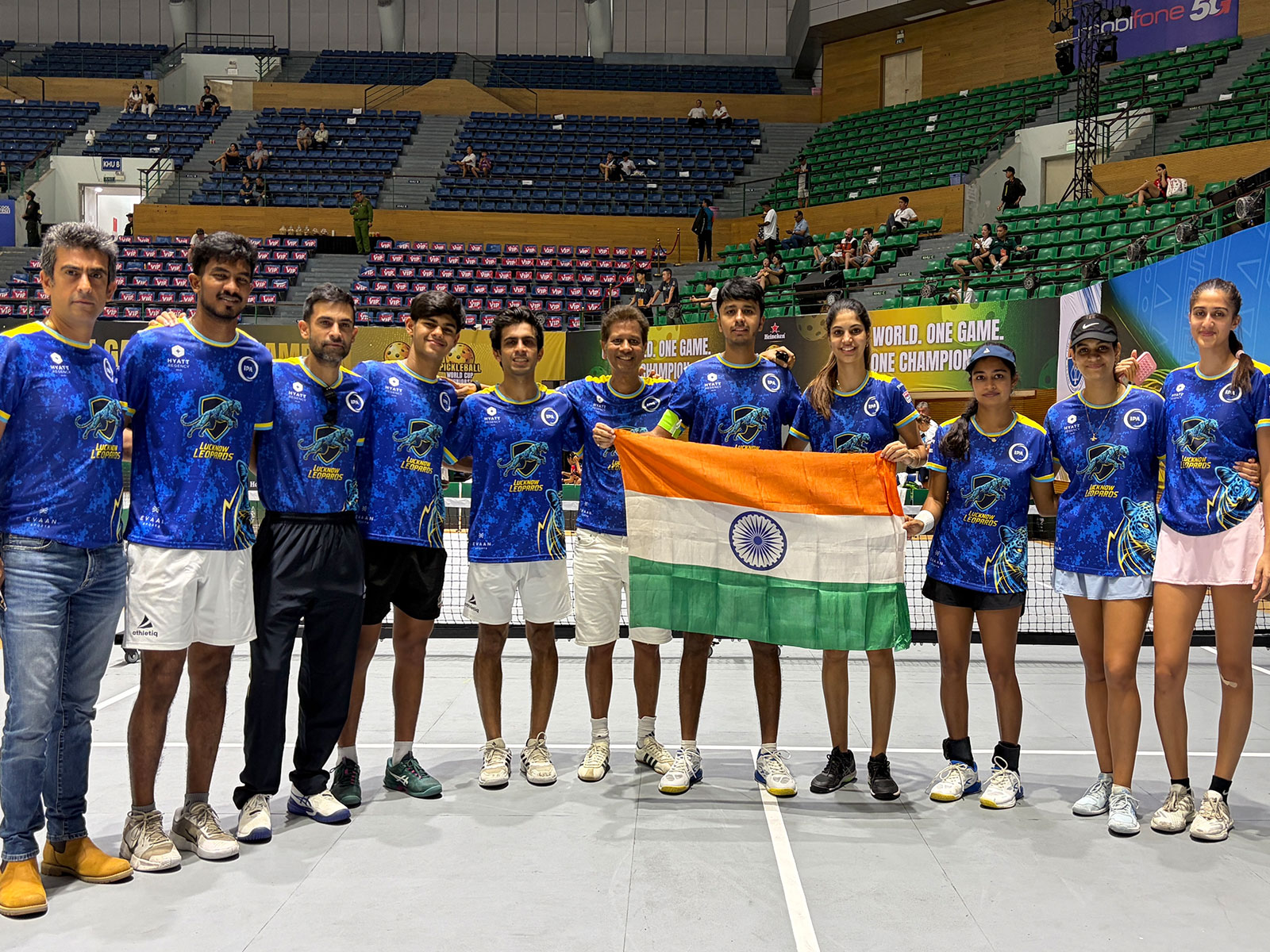 Indian pickleball contingent. (Photo: Indian Pickleball Association)