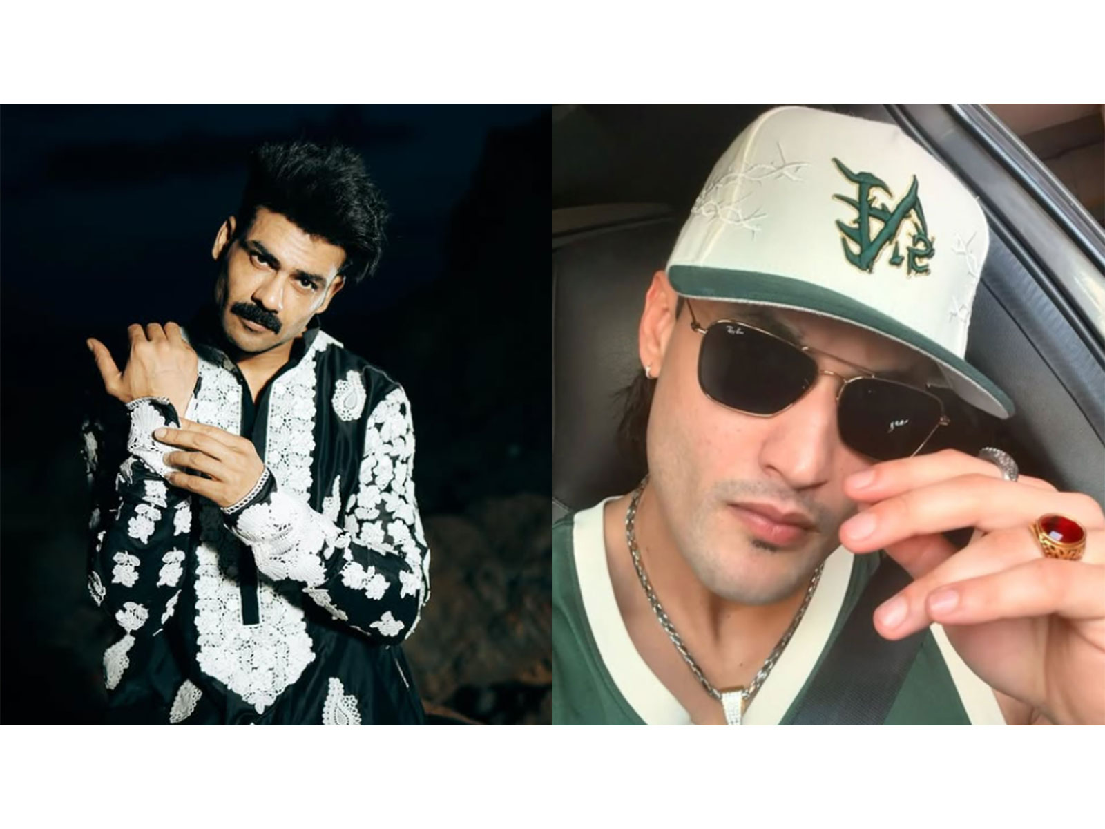 Vishal Singh (L) Asim Riaz (R) (Photos/instagram/@vishalsingh713/@asimriaz77.official)