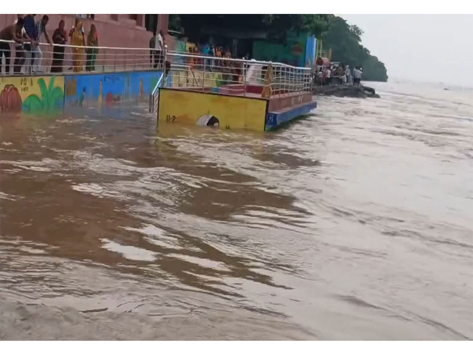 Ganga-Sone rivers in spate trigger flood-like situation in Danapur and Maner (Photo/ANI)