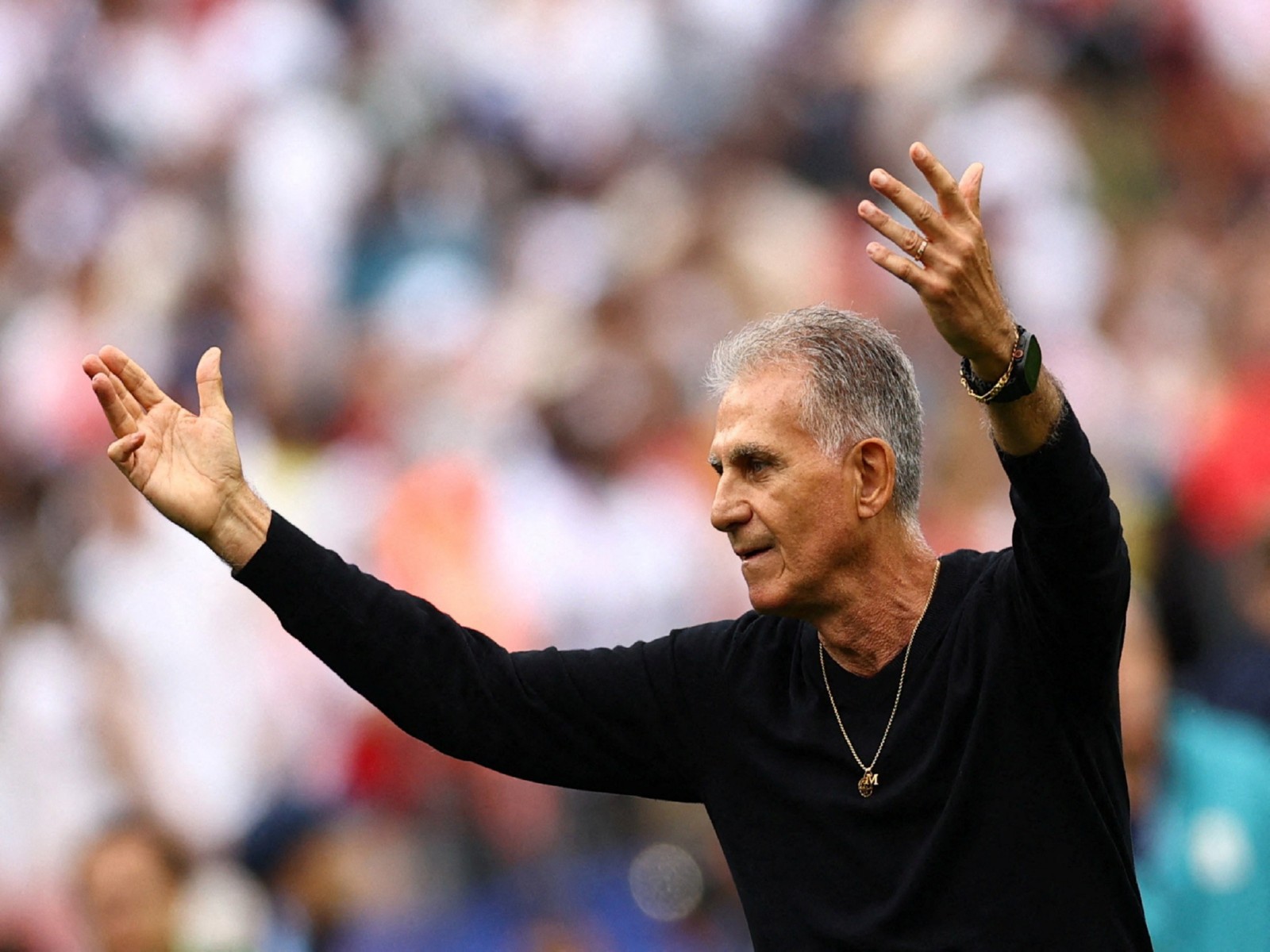 Ghana coach Carlos Queiroz (Photo: Reuters)