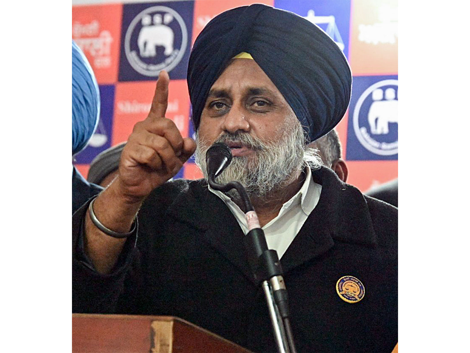 Akali Dal chief Sukhbir Singh Badal (File Photo/ANI)