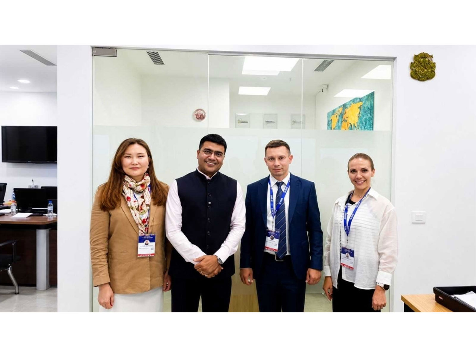 Rector Sergey Yurievich Volkov, MBBSDirect Founder & Managing Director Gaurav Pathak
