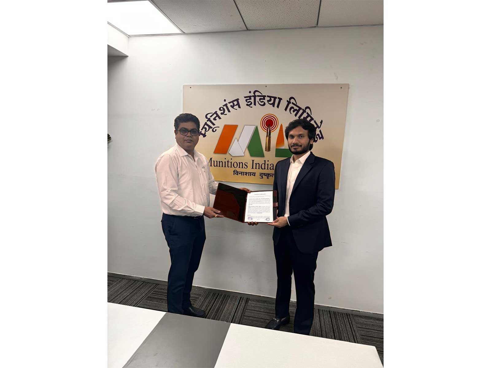 MIL–Drogo Aerospace sign MoU (Photo/ANI)
