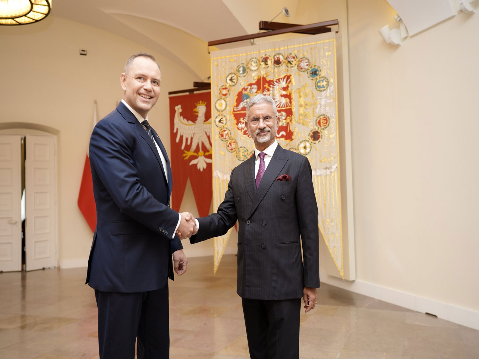 EAM S Jaishankar with Polish President Karol Nawrocki (Photo/X/@DrSJaishankar)