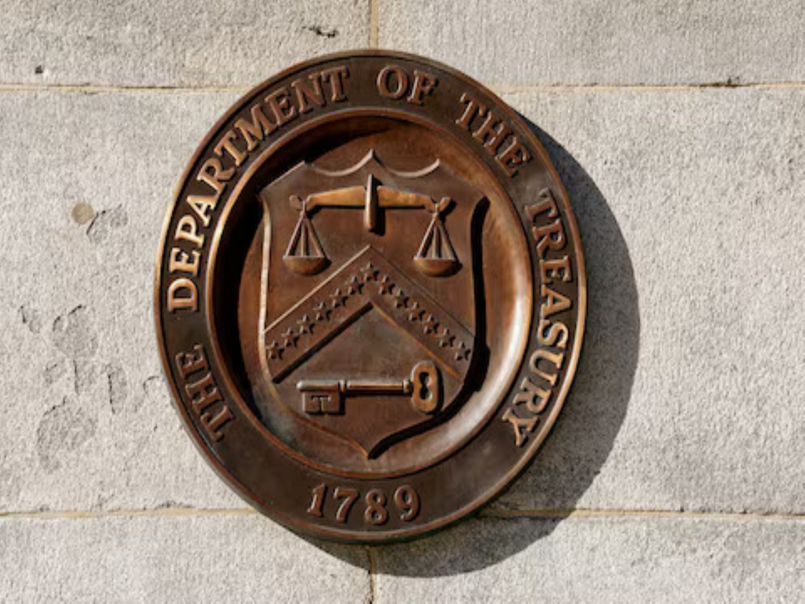 Signage is displayed at the US Department of the Treasury headquarters in Washington, DC, US (File Photo/Reuters)