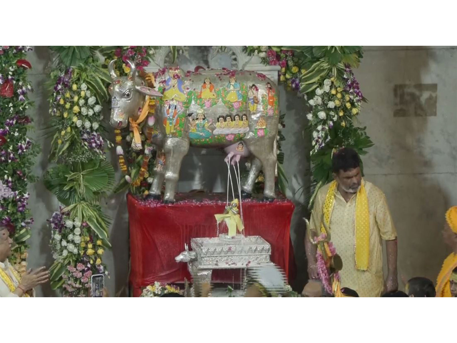 Janmashtami celebration in Mathura (Photo/ANI)