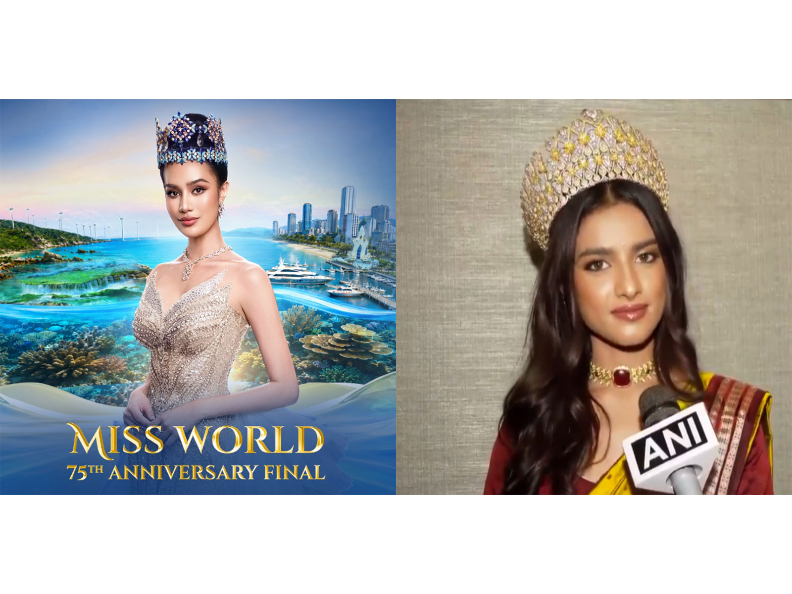 Miss World 2026, Nikita Porwal (Photo/ANI,Instagram@jiohotstar)