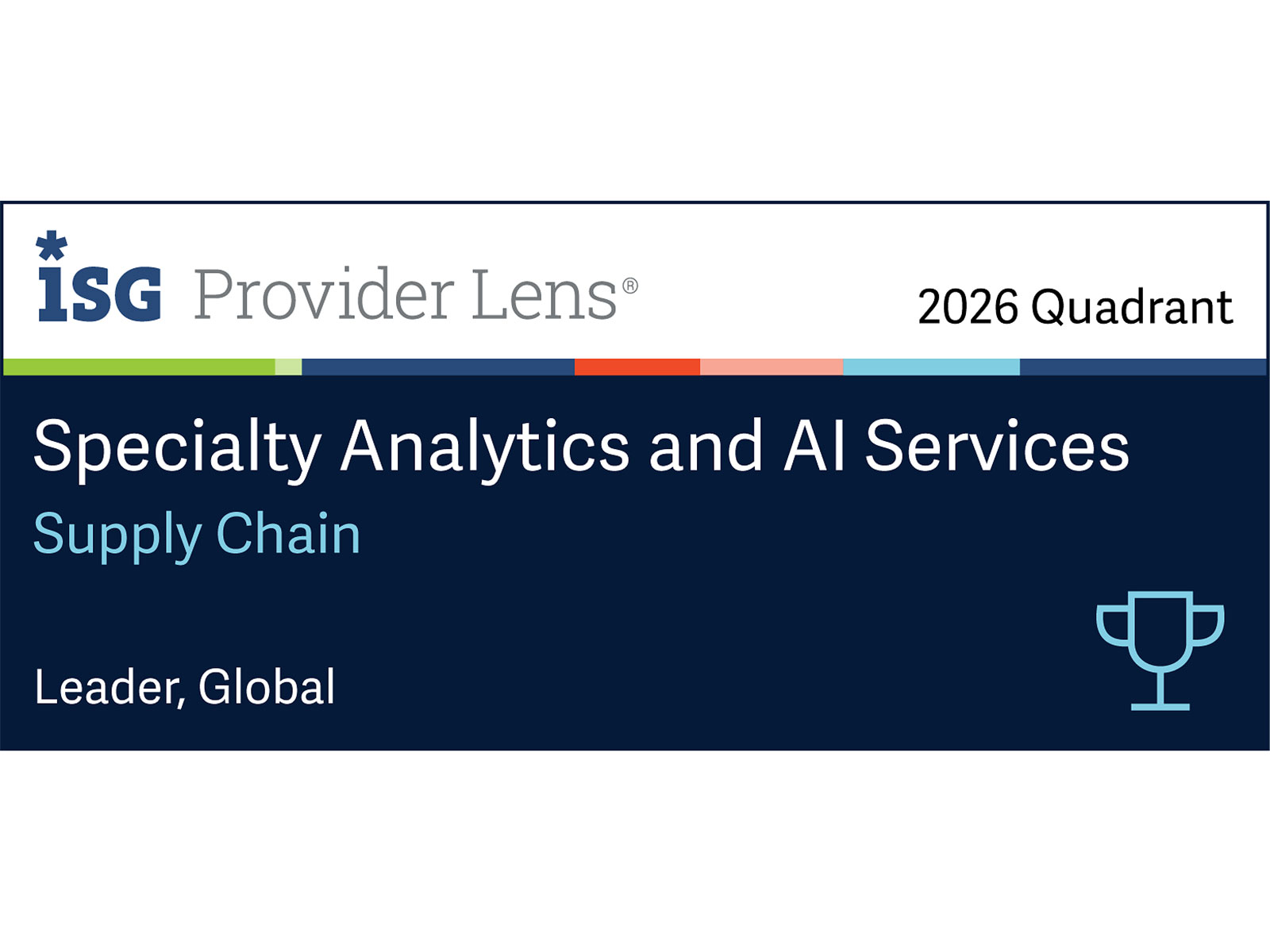 Tredence recognized as Leader in 2026 ISG Provider Lens for Specialty Analytics and AI Services - Supply Chain