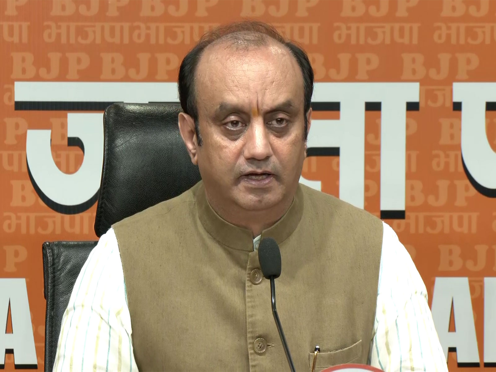 BJP MP Sudhanshu Trivedi (Photo/ANI)
