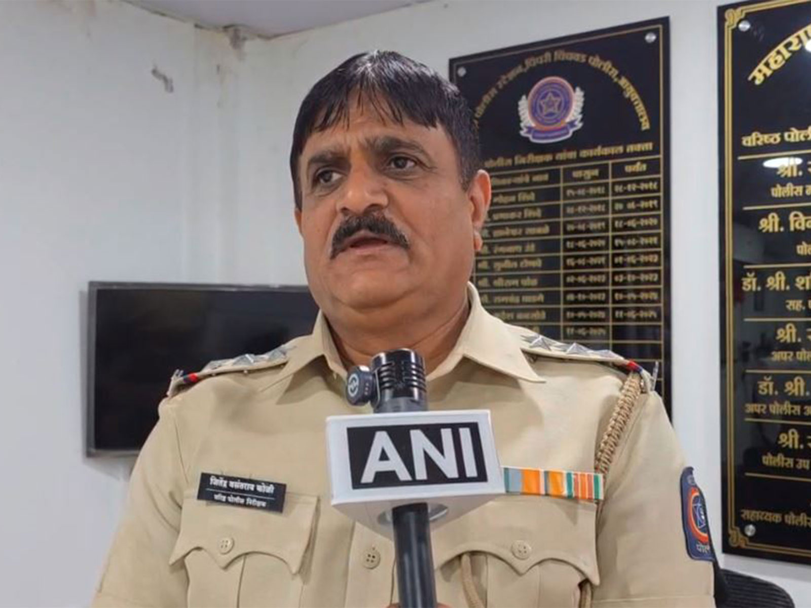 Jitendra Koli, Senior Police Inspector, Pimpri-Chinchwad Police (Photo/ANI)