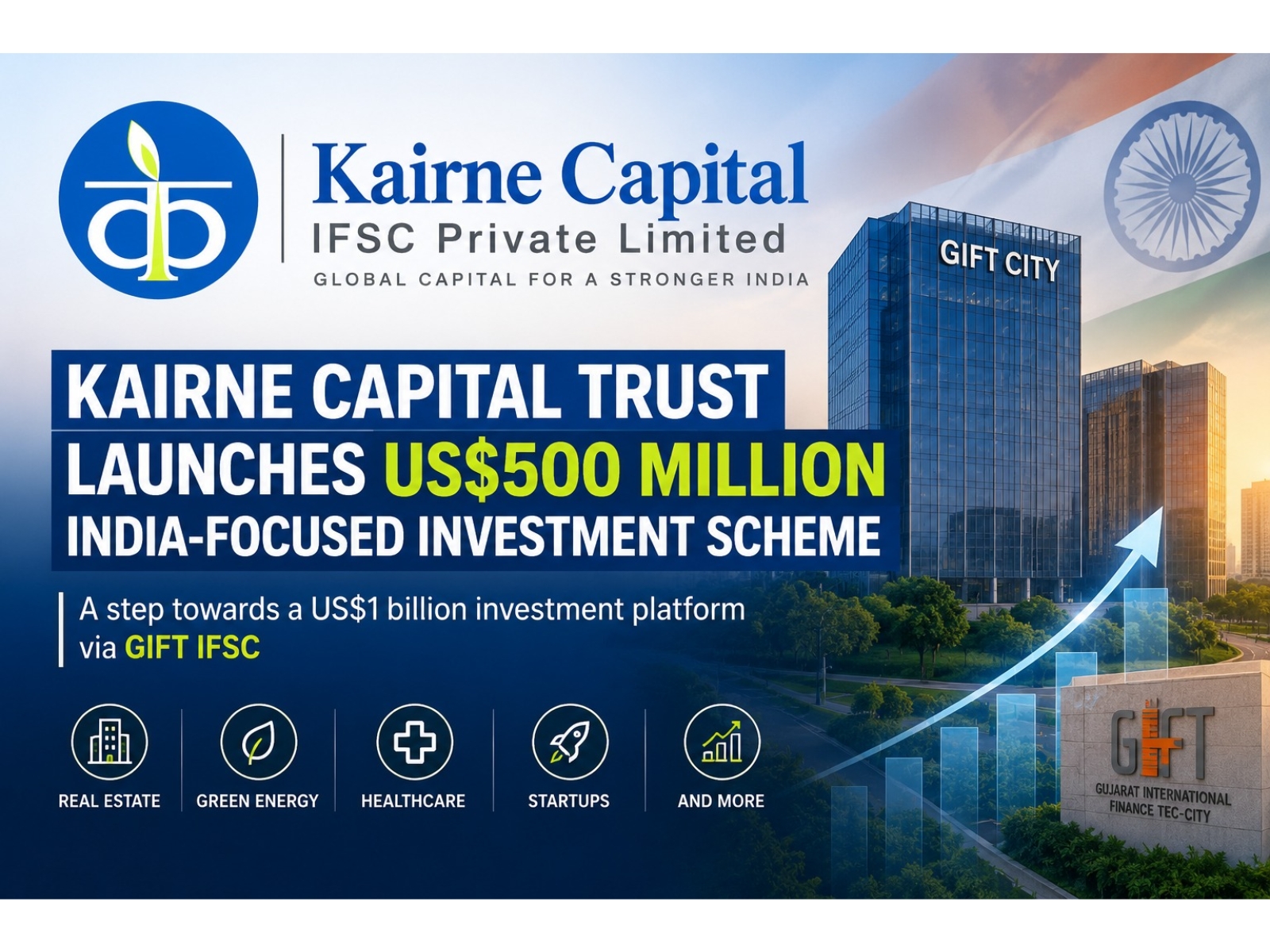 Kairne Capital Trust Announces US$500 Million India-Focused Investment Scheme