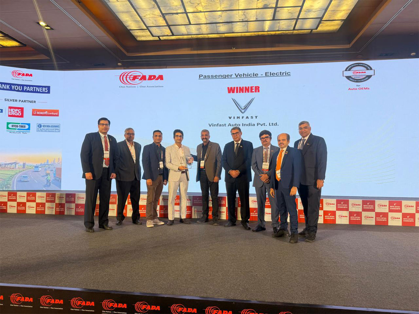 VinFast ranked No. 1 among electric passenger vehicle OEMs in dealer satisfaction, according to the latest FADA study