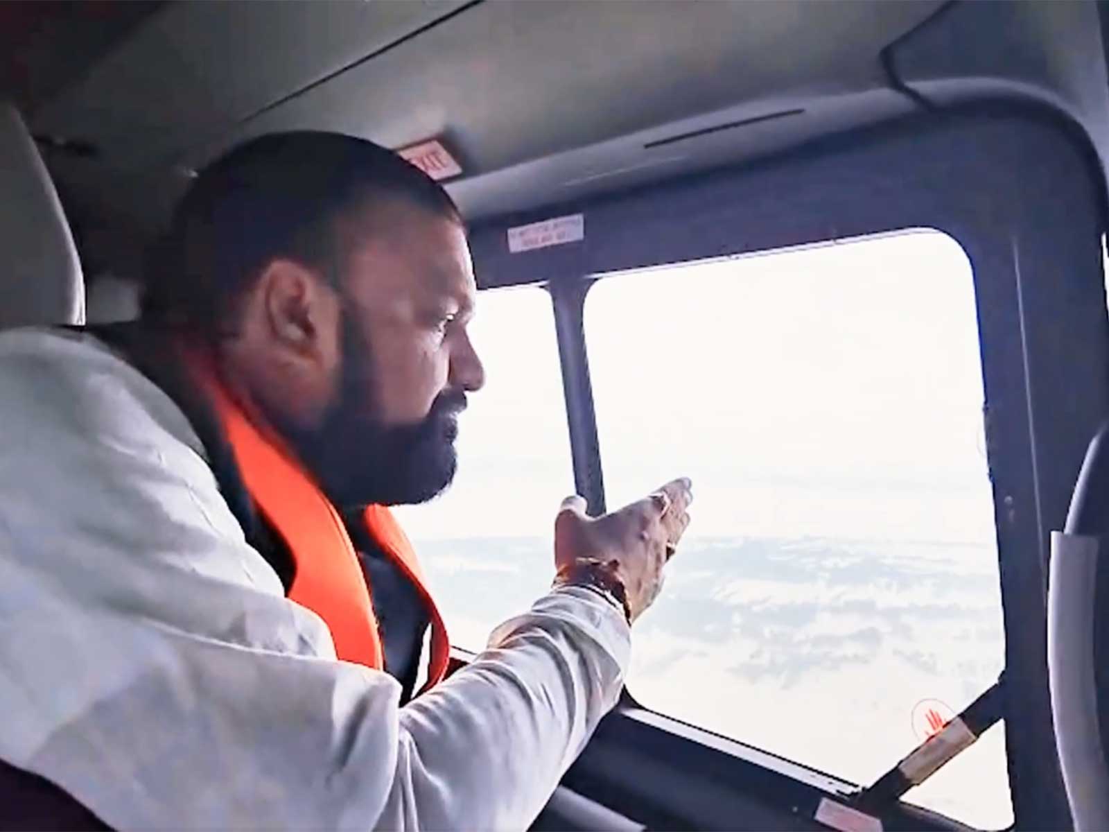 CM Samrat Choudhary conducts aerial survey of flood-hit areas (Photo/@samrat4bjp)