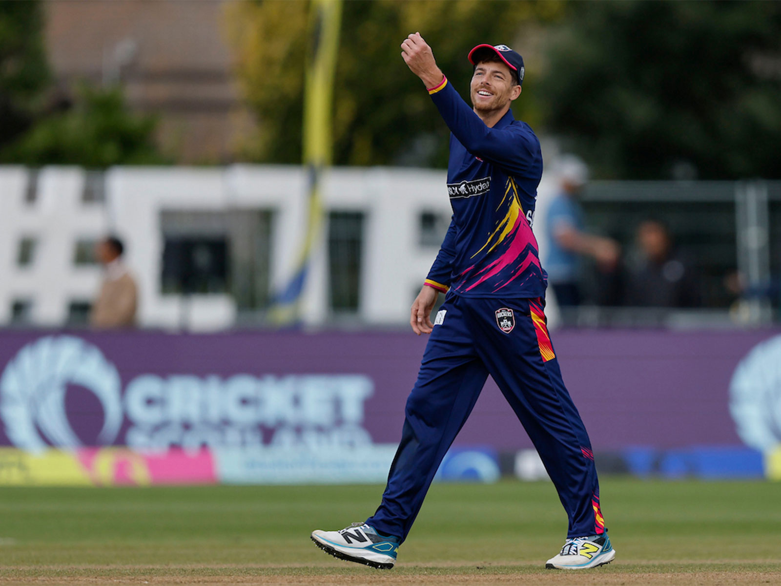 Mitchell Santner of Edinburgh Castle Rockers during Match. (Photo/ETPL)