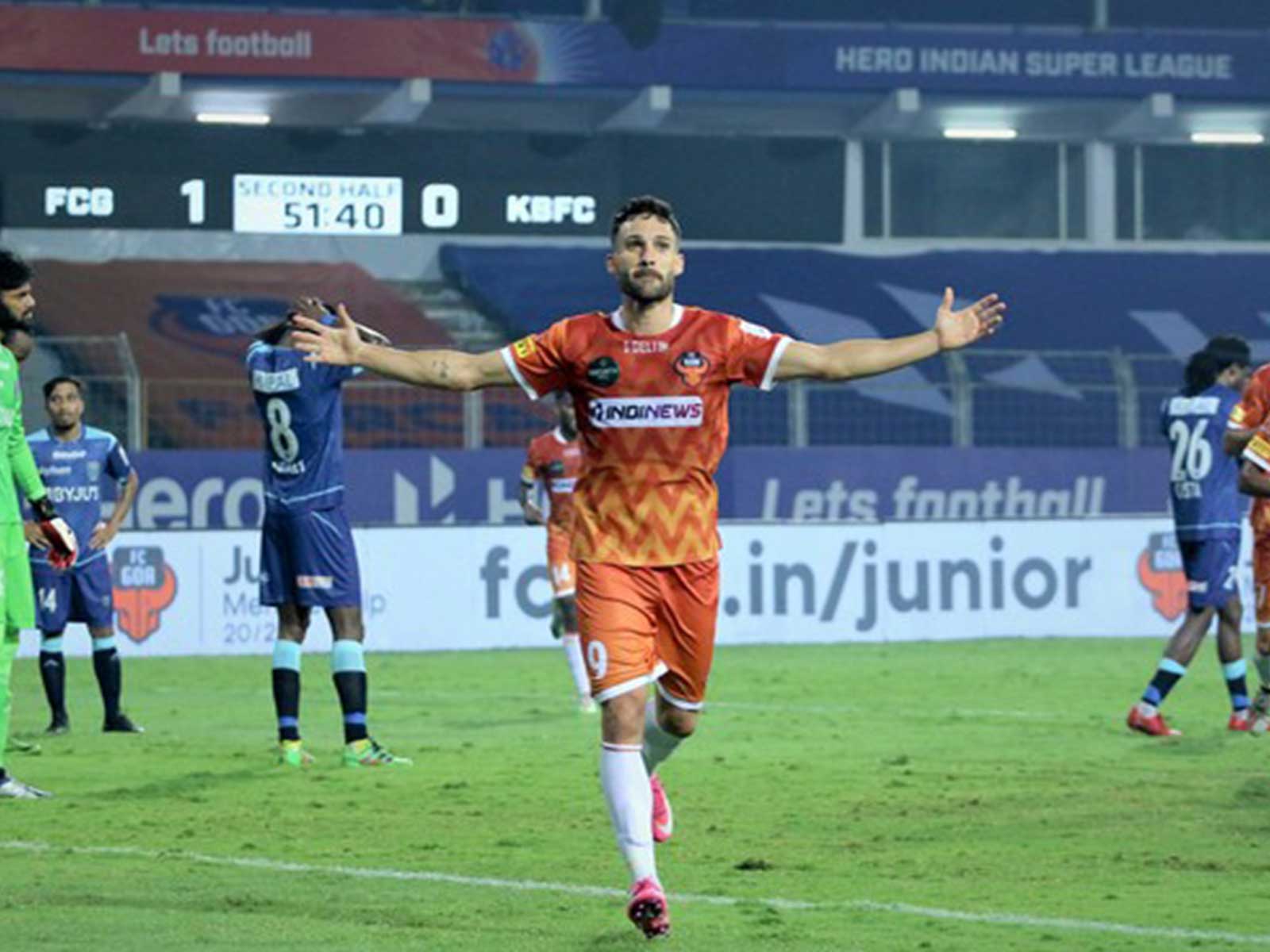 FC Goa midfielder Jorge Ortiz Mendoza (Image: ISL/X)