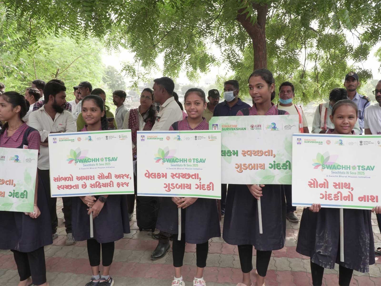 Gujarat has undertaken a special cleanliness drive to welcome the Prime Minister. (Photo/Gujarat CMO)