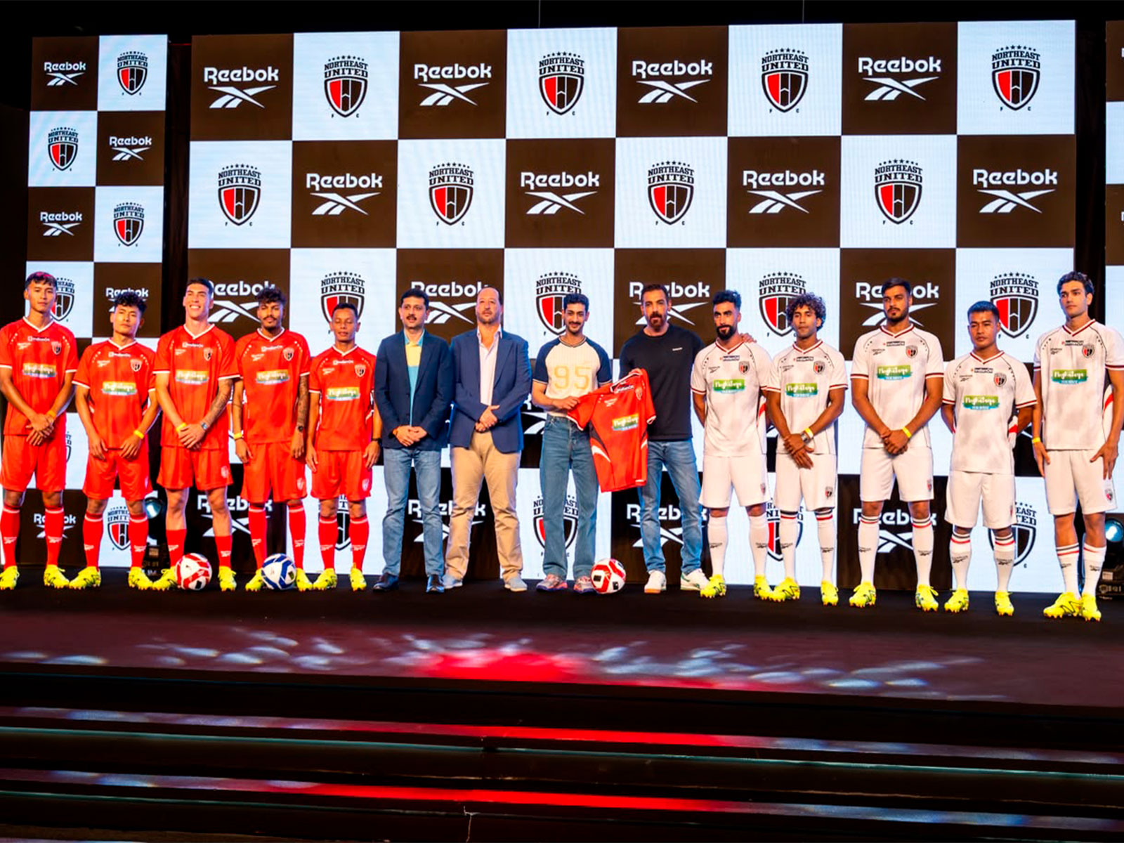 NorthEast United FC unveil new-season jersey. (Photo: Reebok)