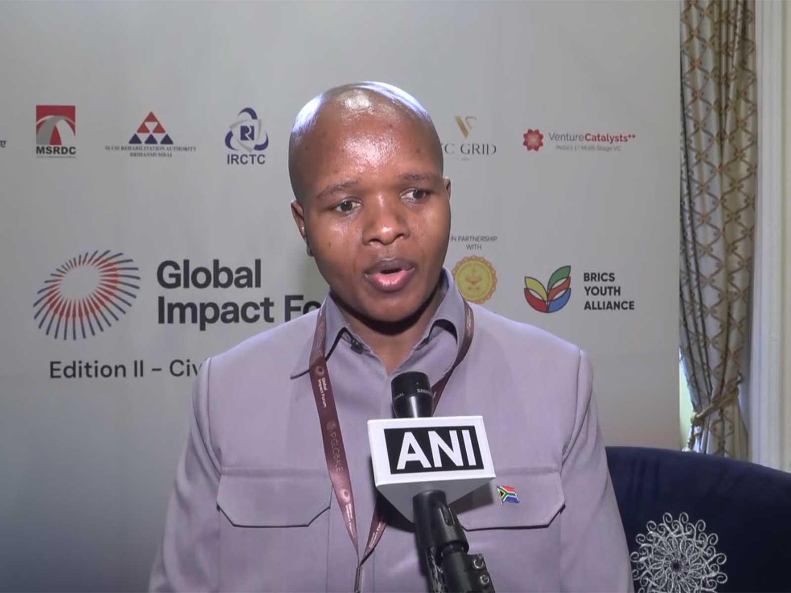 South Africa's Consul General in Mumbai, Gideon Labane (Photo/ANI)