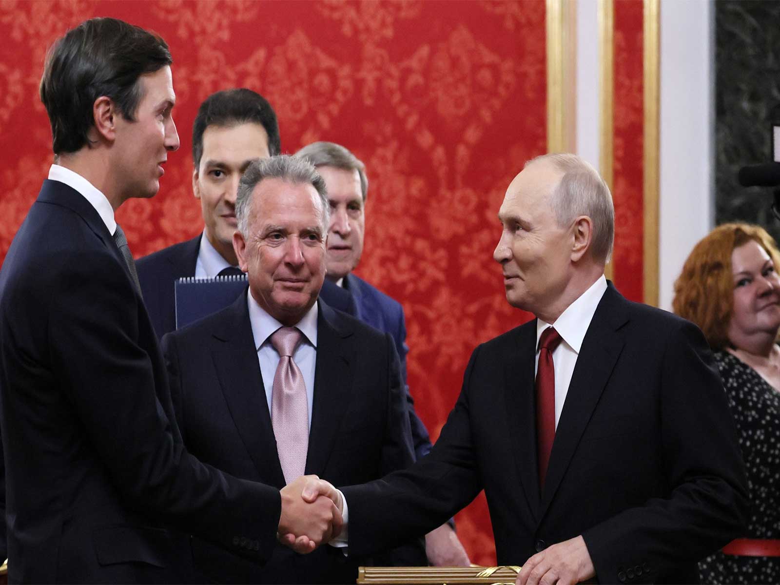 Russian President Vladimir Putin meets US Presidential Special Envoy Steve Witkoff and son-in-law of US President Donald Trump, Jared Kushner, at the Kremlin (Photo/Kremlin)