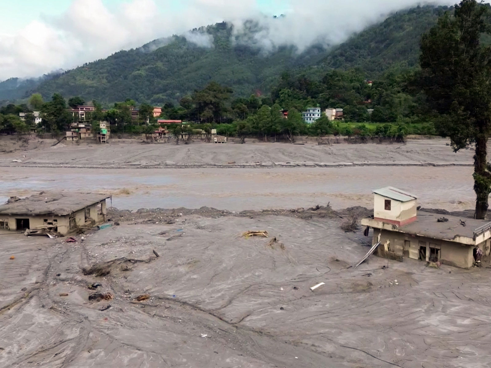 Nepal's Devighat area buried under thick mud after deadly flash floods (File Photo/ANI)
