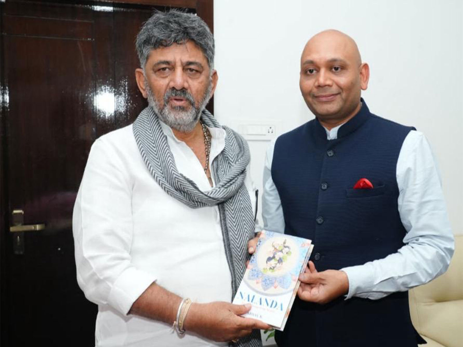 Indian Ambassador to Azerbaijan meets Karnataka CM DK Shivakumar (Photo/CMO)