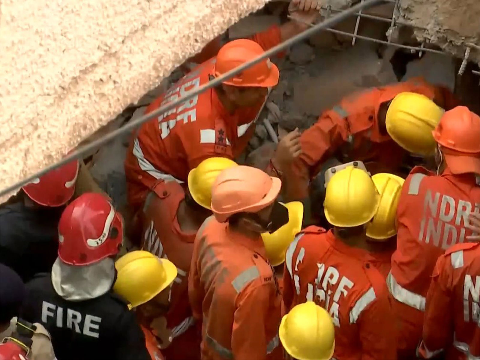 Search and rescue operations are continuing at the site (Photo/ANI)