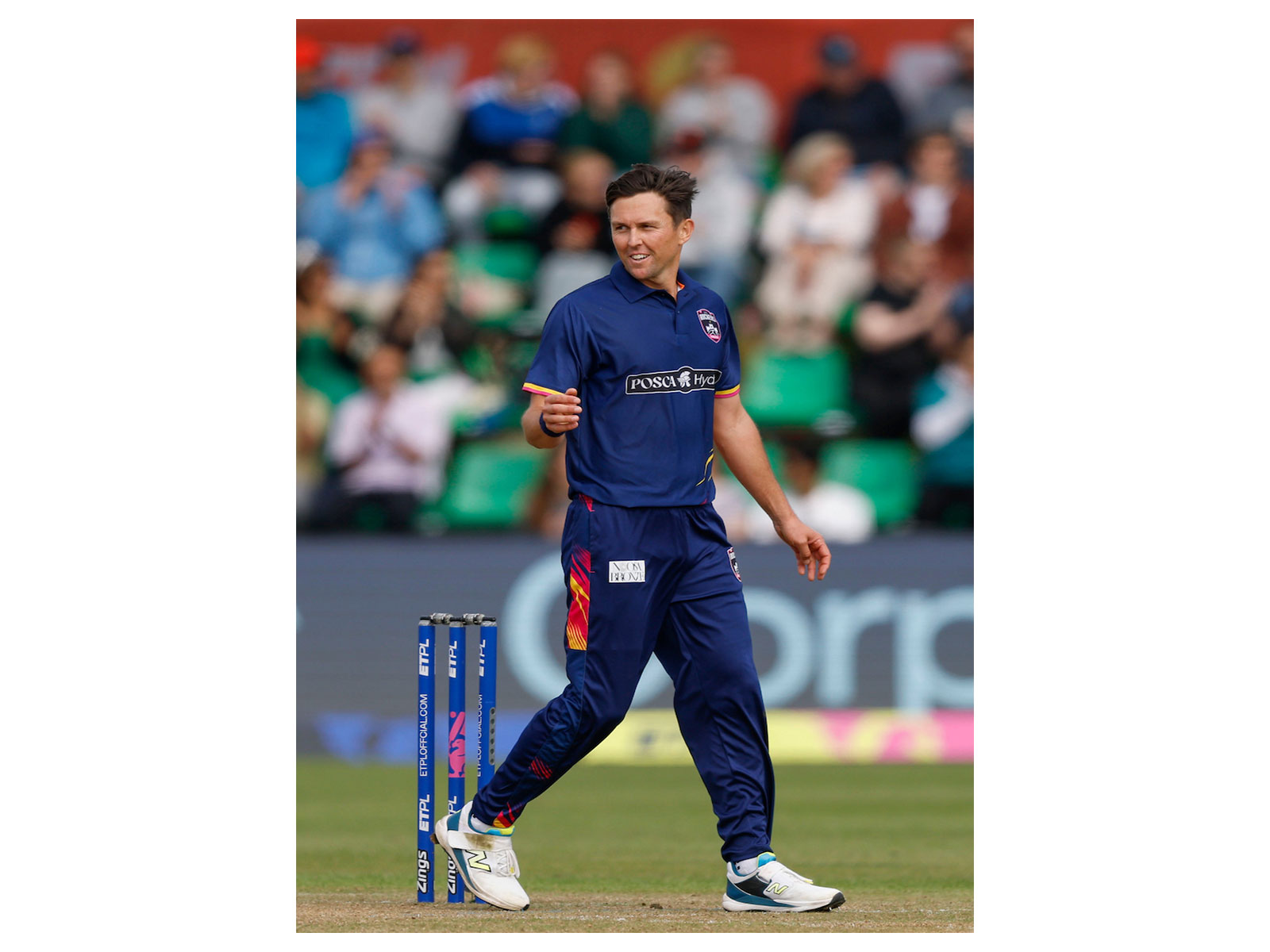 Edinburgh Castle Rockers' Trent Boult in action during European T20 Premier League (Image: ETPL)