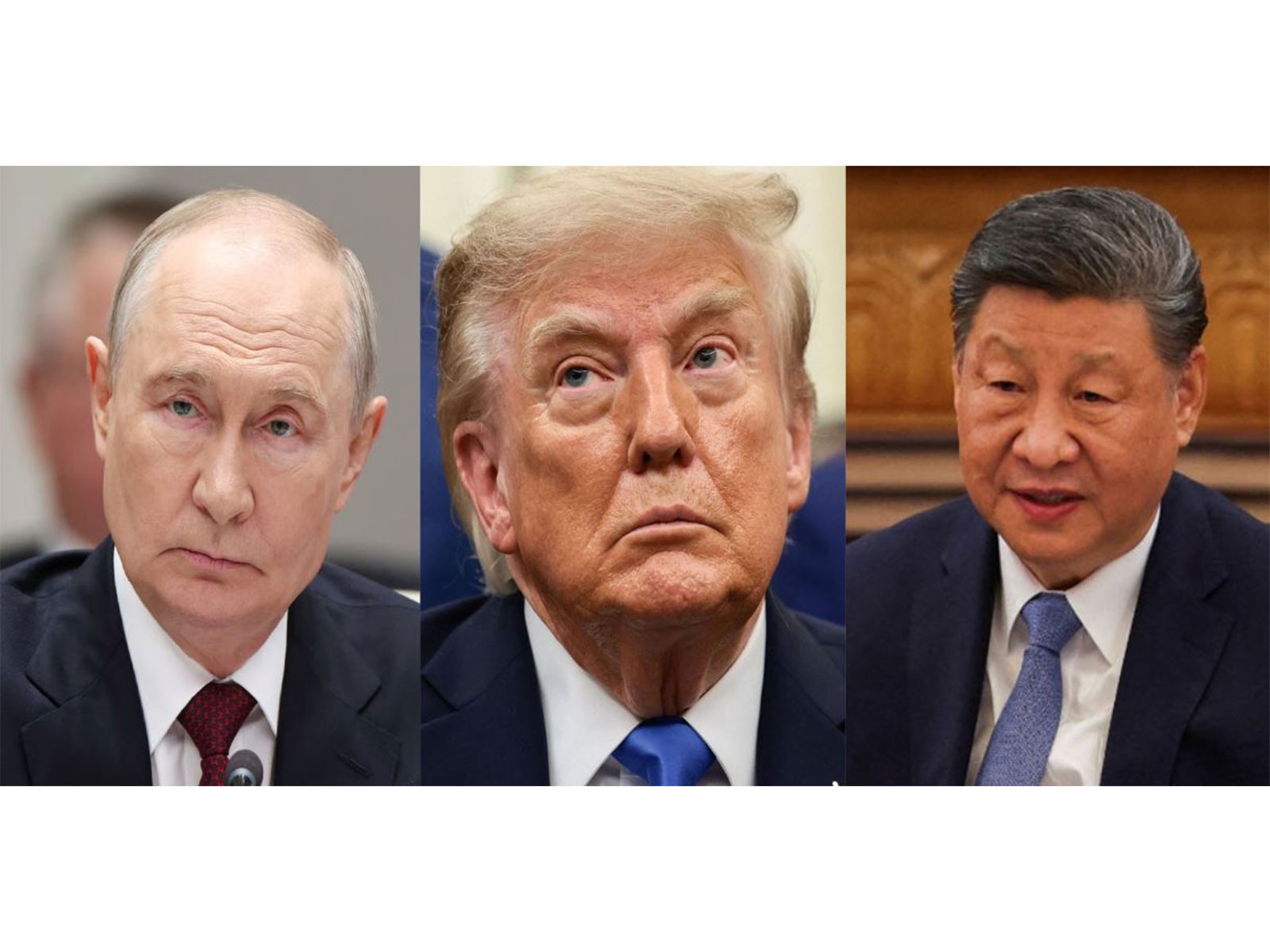 Russian President Vladimir Putin, US President Donald Trump and Chinese President Xi Jinping (File Photo/Reuters)