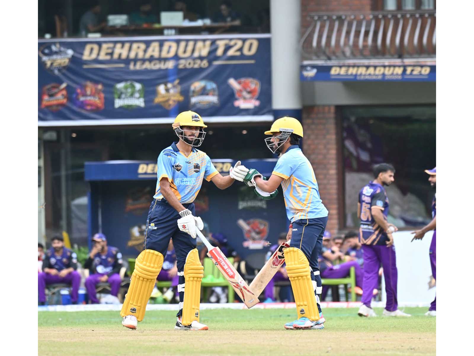 Mussoorie Thunder’s Lakshya Raichandani during Dehradun T20 League (Image: Dehradun T20 League)