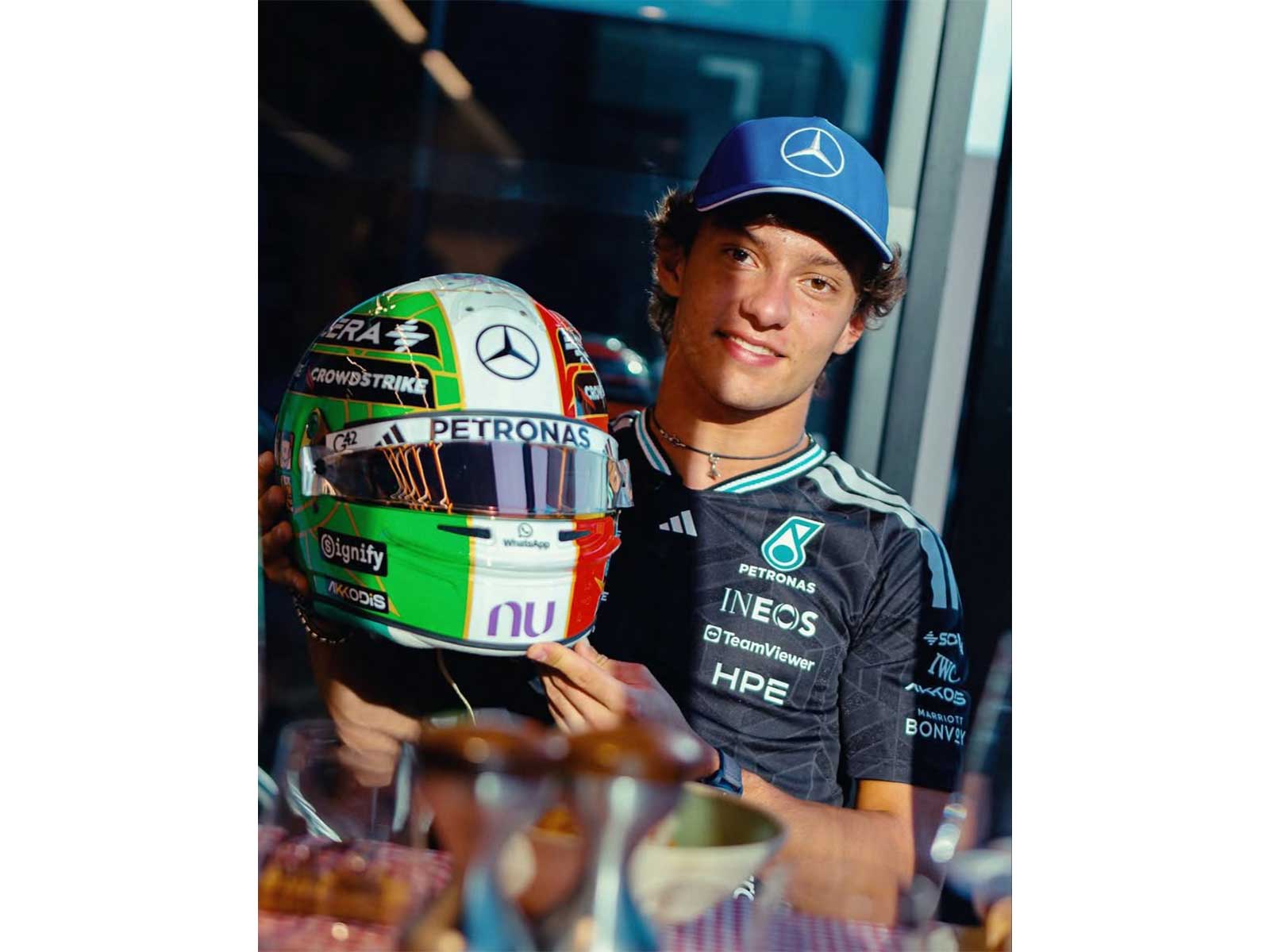 Kimi Antonelli. (Photo: X/ @GiorgiaMeloni)
