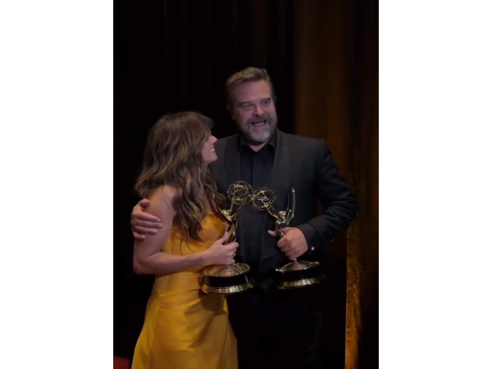 Linda Cardellini and David Harbour (Photo/Instagram/ @televisionacad)
