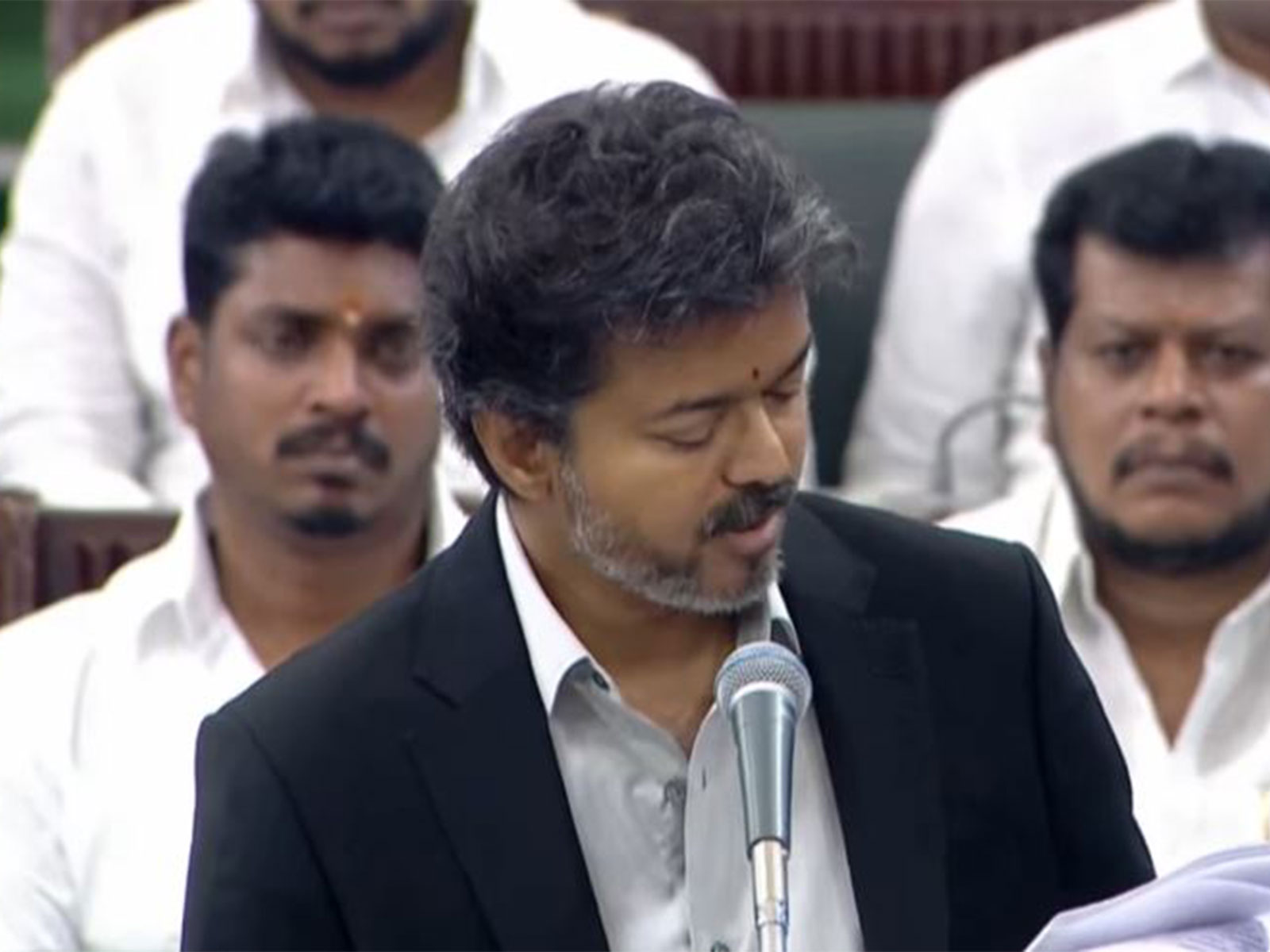 Tamil Nadu Chief Minister C Joseph Vijay (Photo/YouTube/Tamil NaduAssembly)