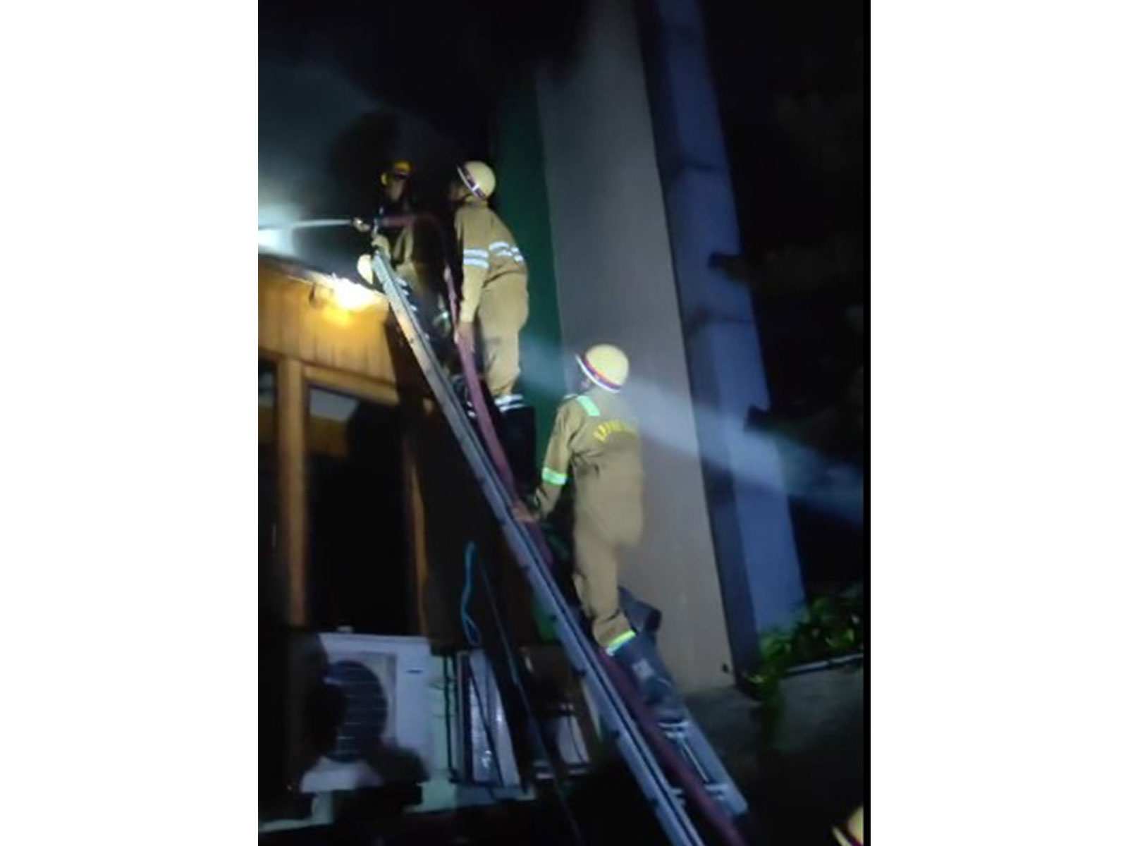 Fire breaks out at house near Ratan Hospital (Photo/ANI) 