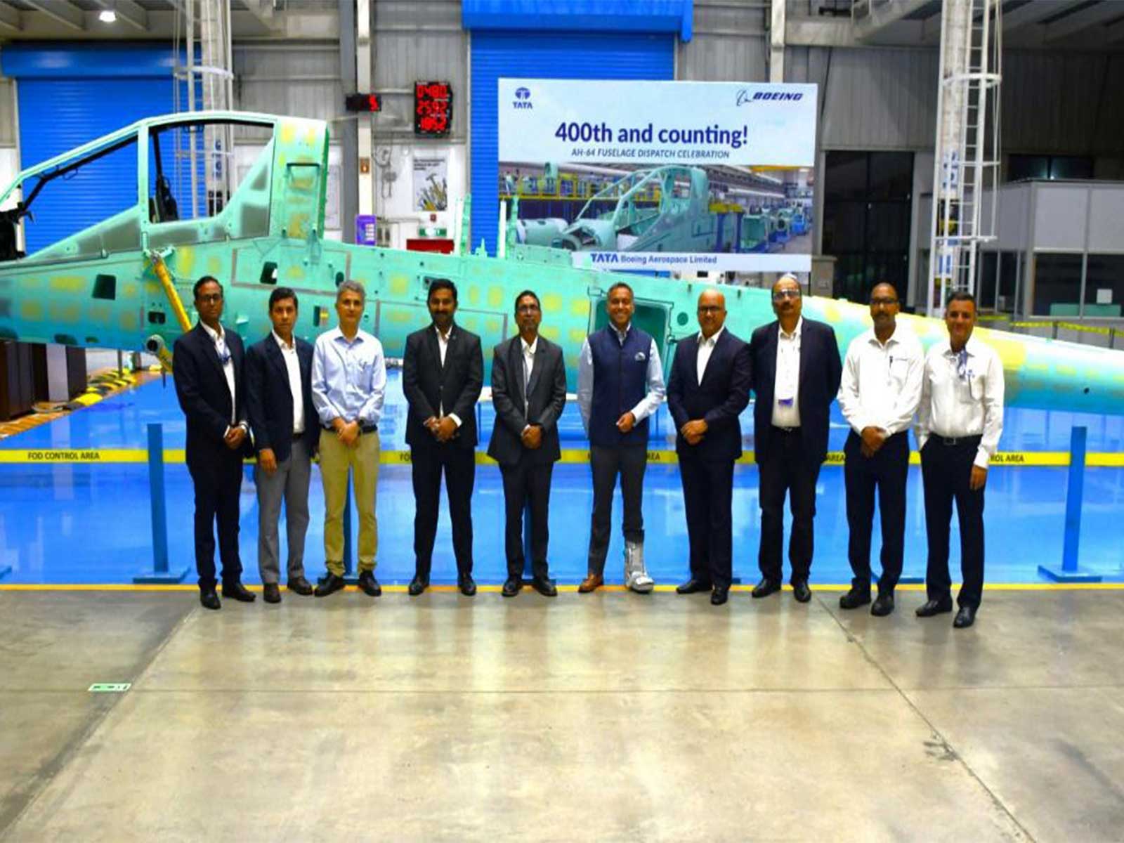 Tata Boeing Aerospace delivers 400 “made in India” Apache Fuselages (Photo/Tata)