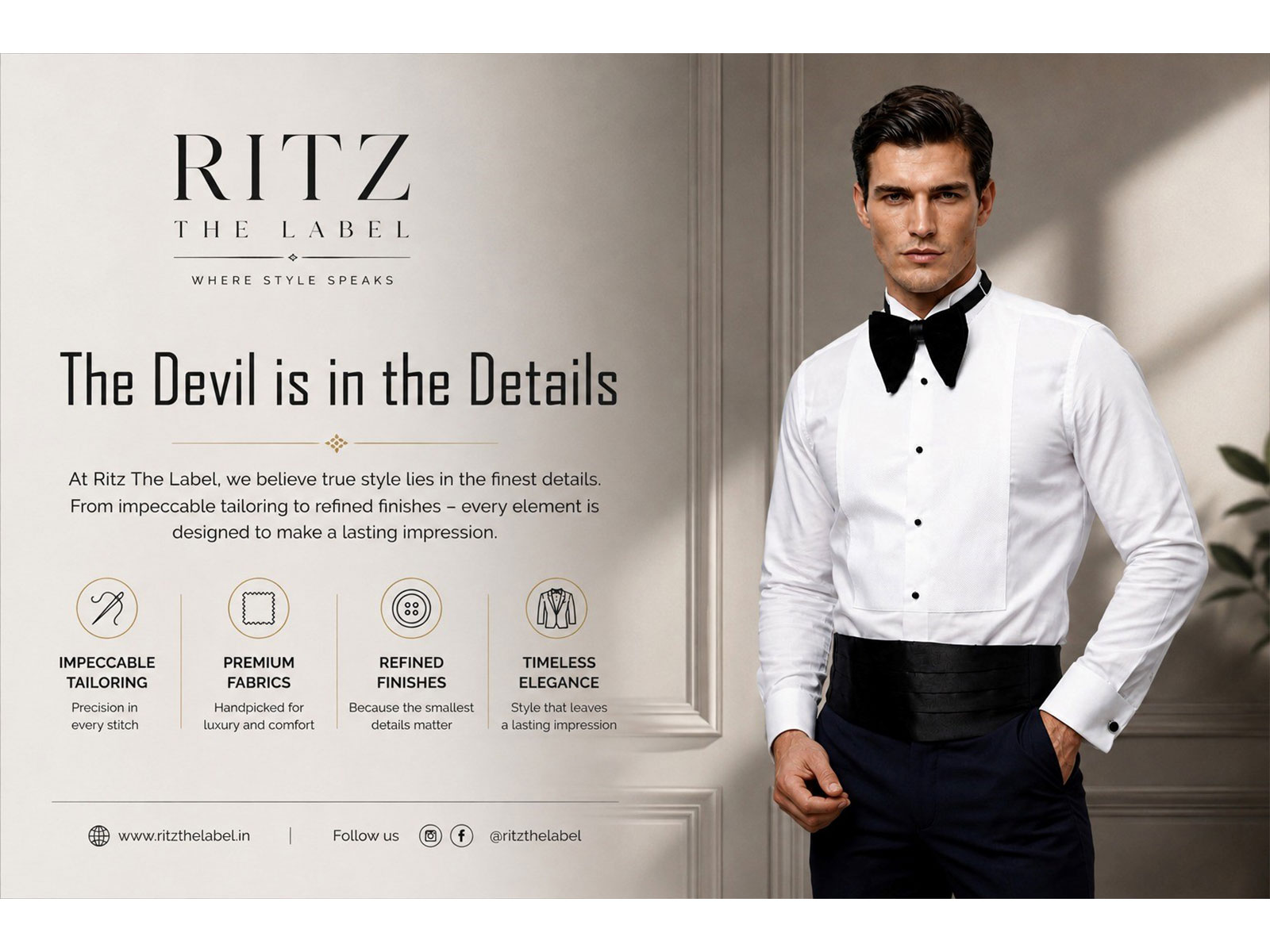 Tailored for Distinction: How Ritz The Label Is Redefining Luxury Menswear Through Heritage, Precision, and Purpose