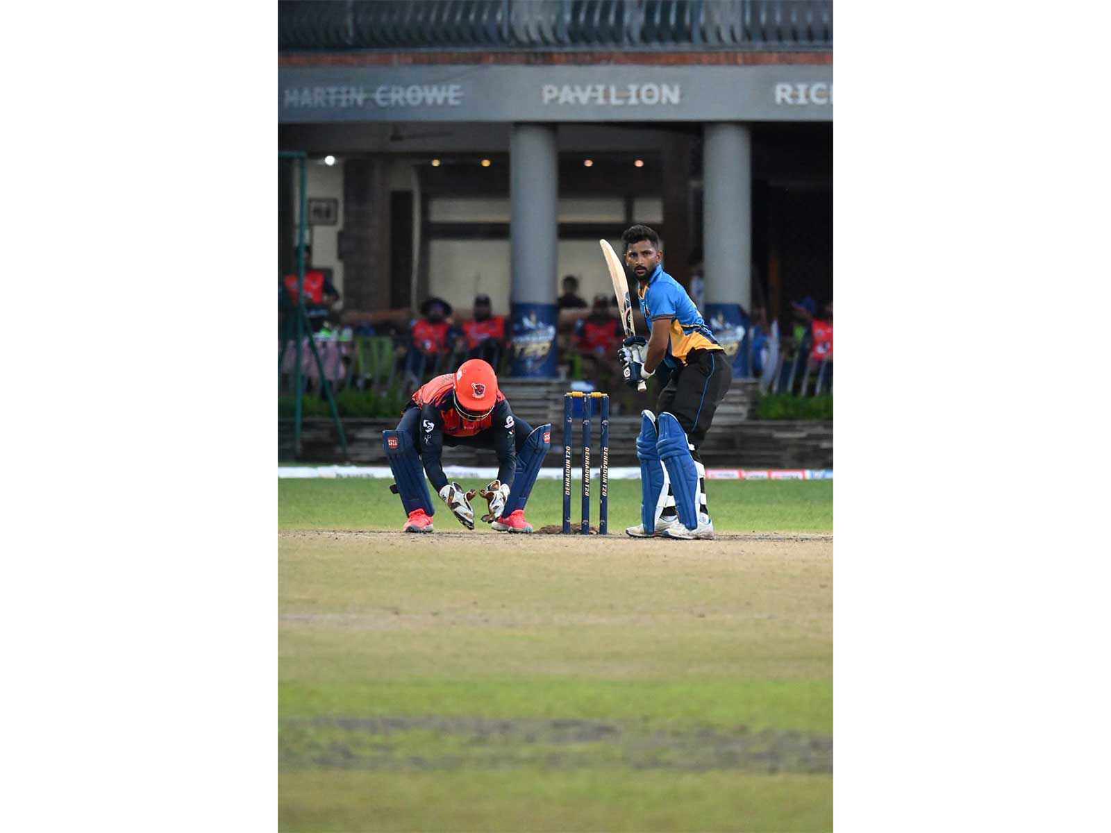 Vikasnagar Dhamaka and Selakui Strikers players in action (Photo: Dehradun T20 League)
