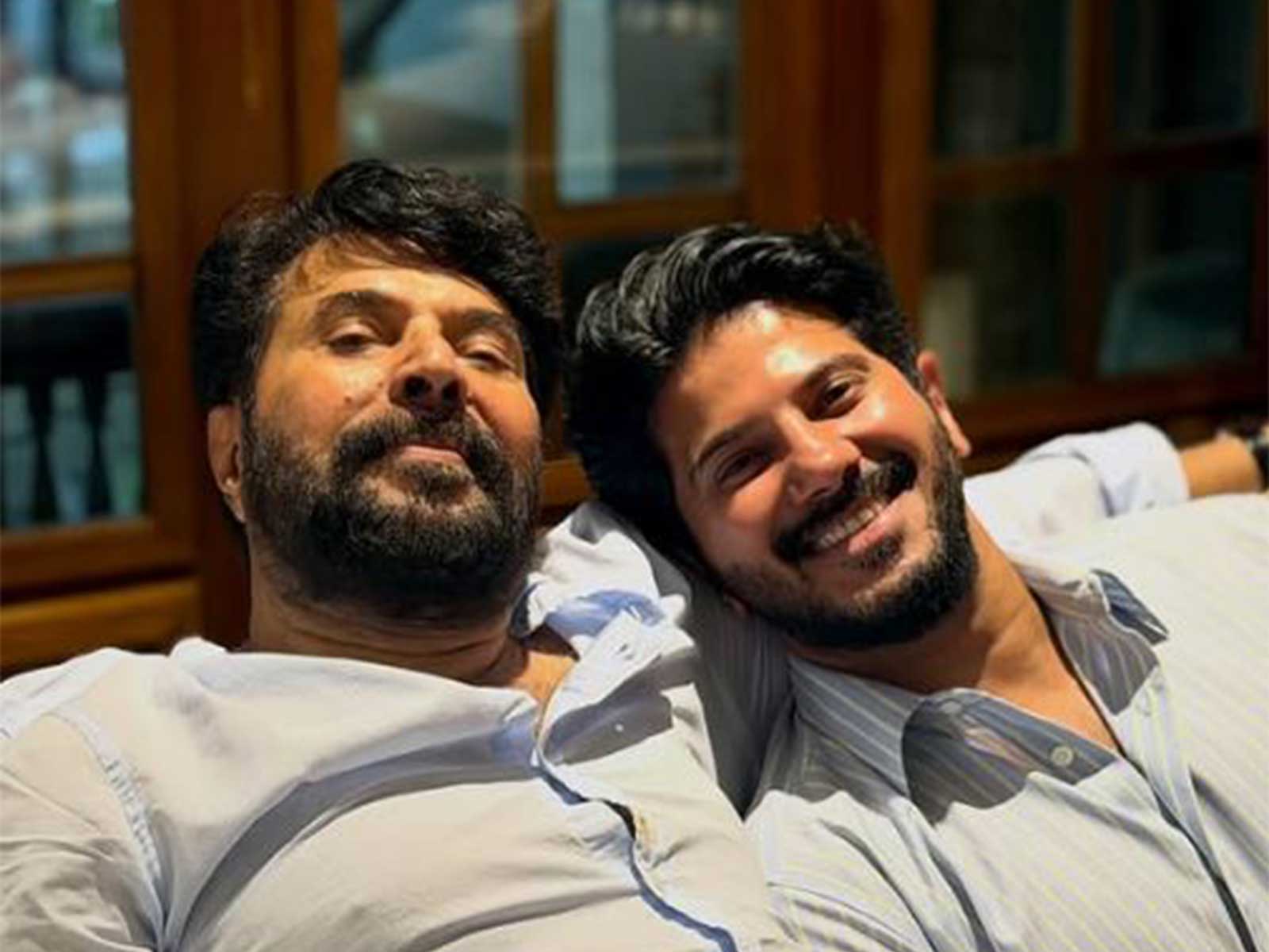 Father-son duo Mammootty and Dulquer Salmaan (Image source: Instagram@dqsalmaan)