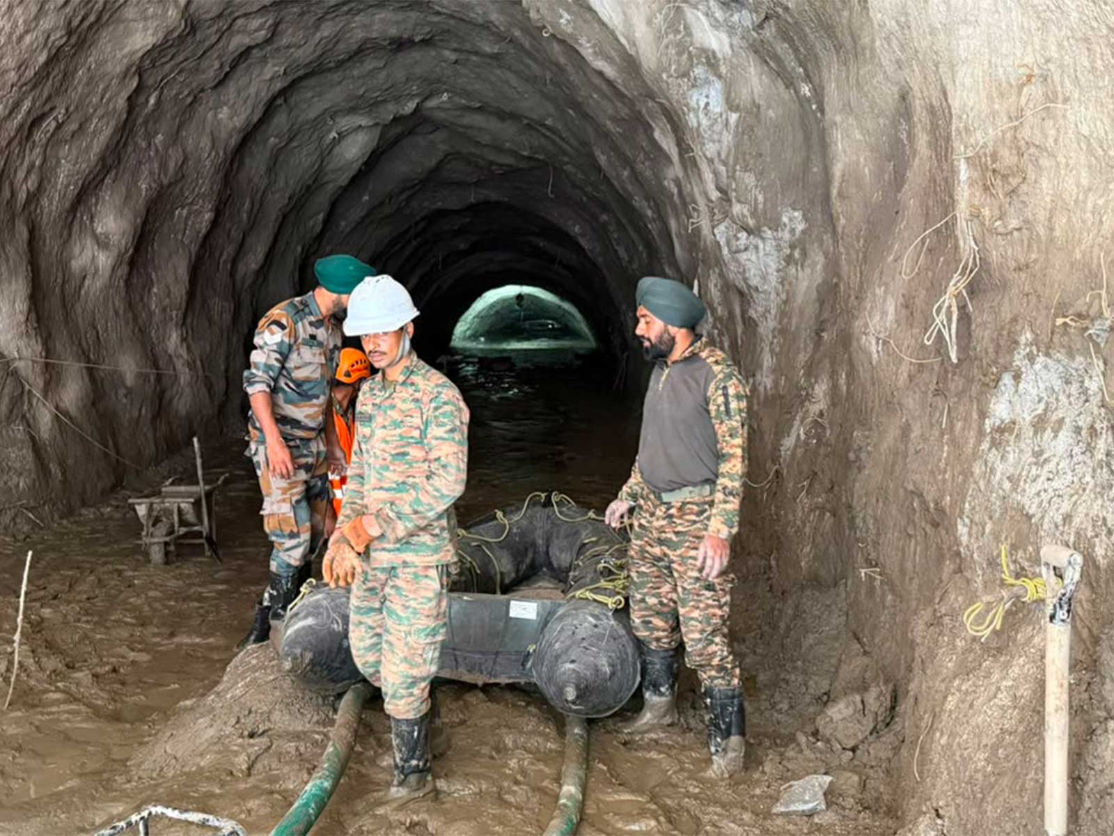 India-Nepal technical team makes steady progress in Chilime tunnel rescue operation (Photo/X/@navsri6619)