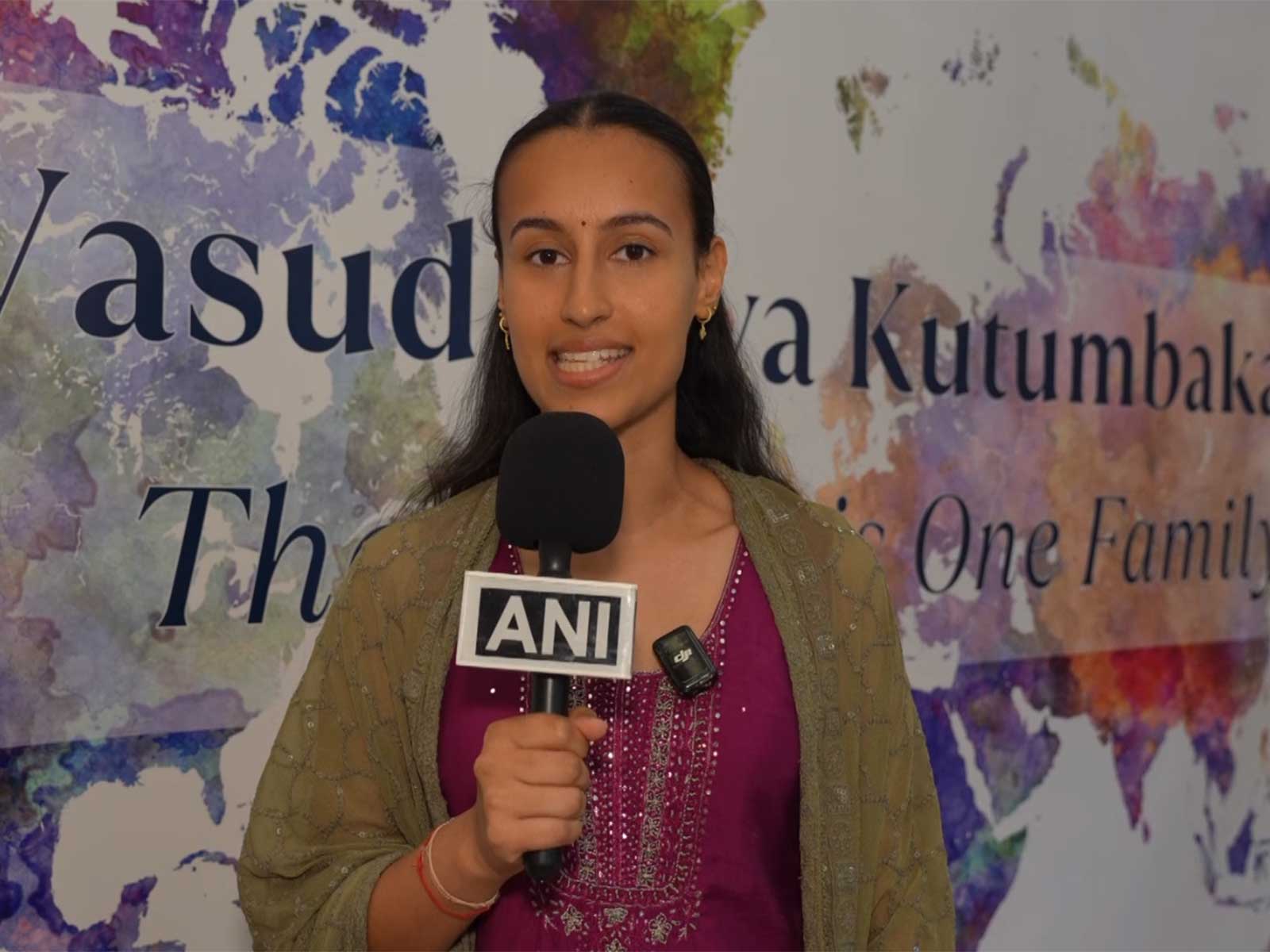 Tulsi Dave, National President of the National Hindu Students' Forum UK (Photo/ANI)