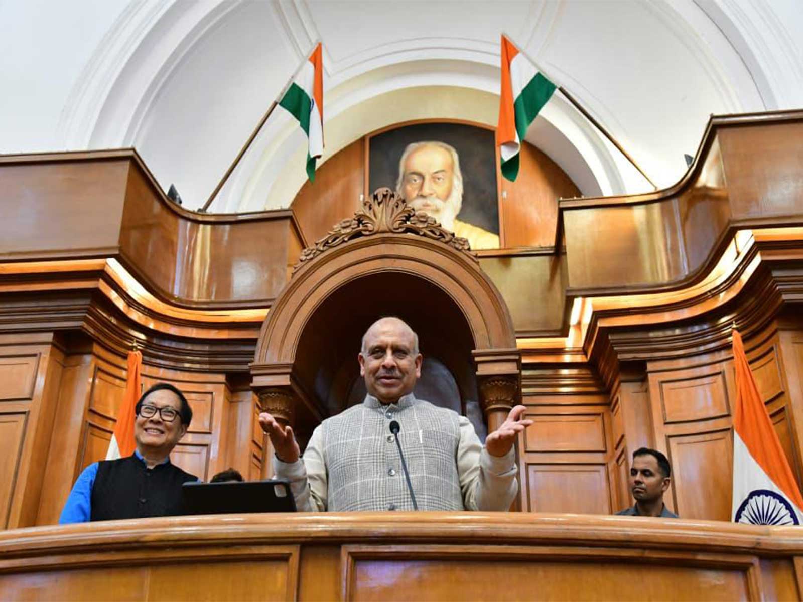 Speaker of the Delhi Legislative Assembly Vijender Gupta (Photo: Delhi Legislative Assembly Secretariat)