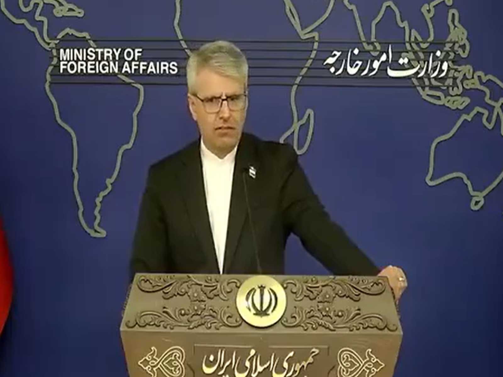 Iran's Ministry of Foreign Affairs Spokesperson Esmail Baghaei (Photo/X/@Iran_in_India)
