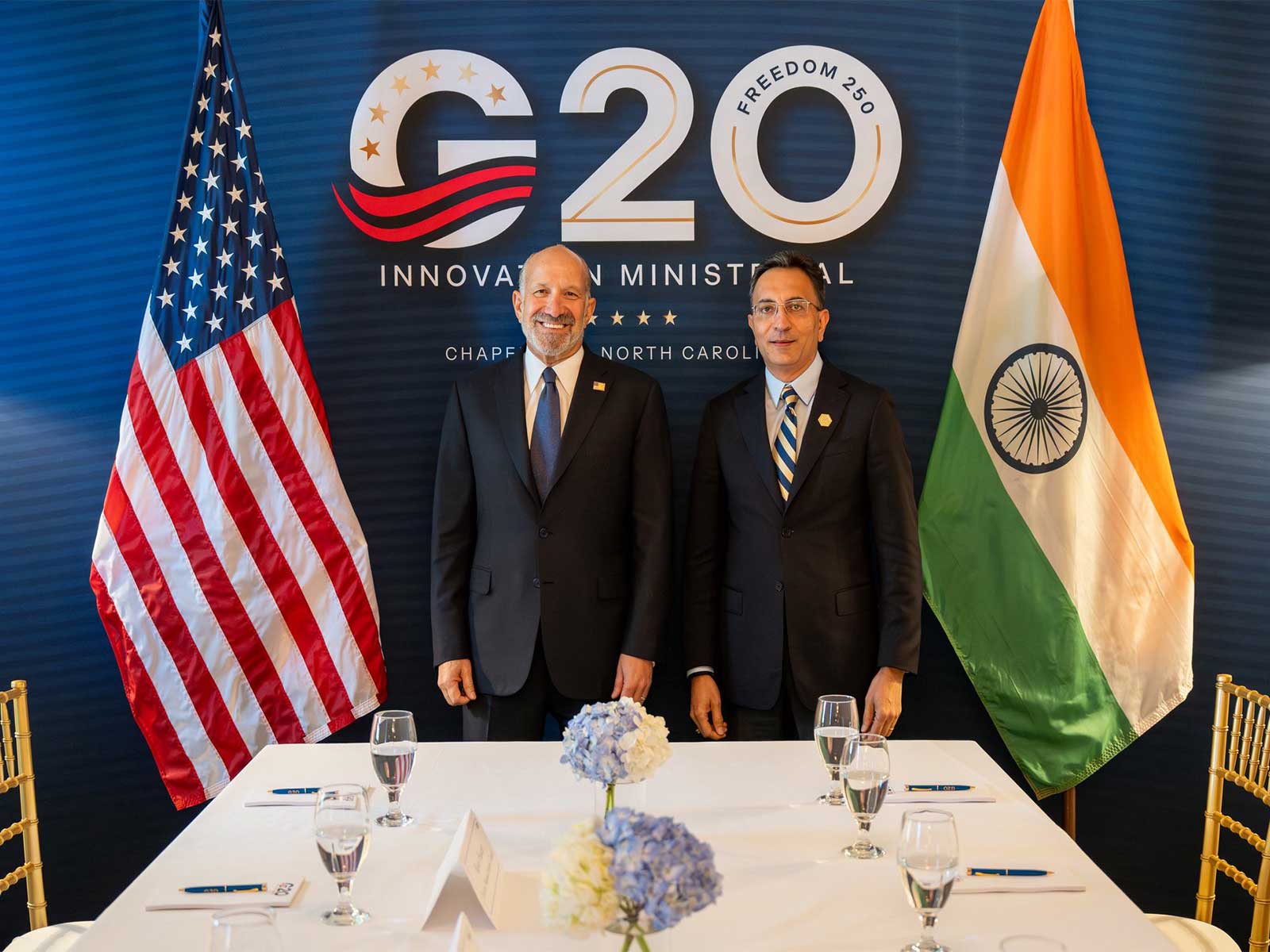 US Secretary of Commerce Howard Lutnick with Union Minister of State (MoS) Jitin Prasada (Photo/X/@CommerceGov)