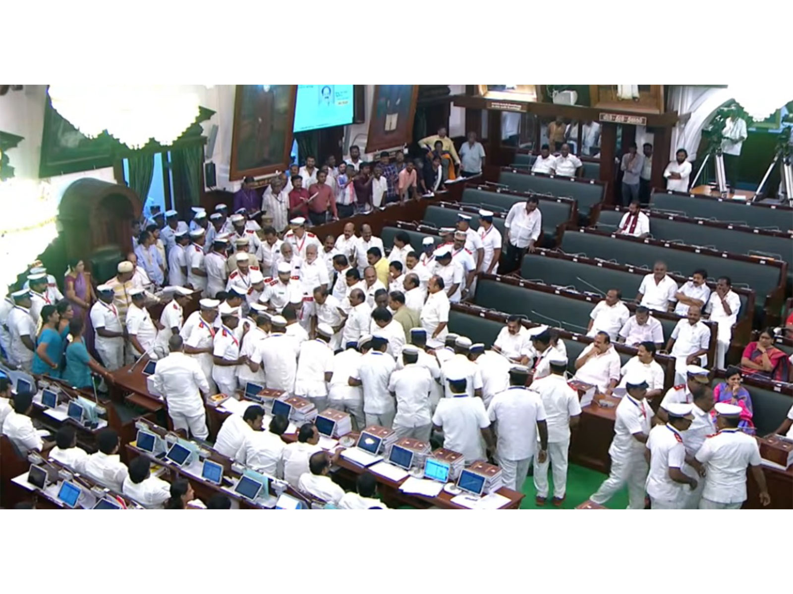 Visuals from Tamil Nadu Assembly (Photo/TN Assembly)