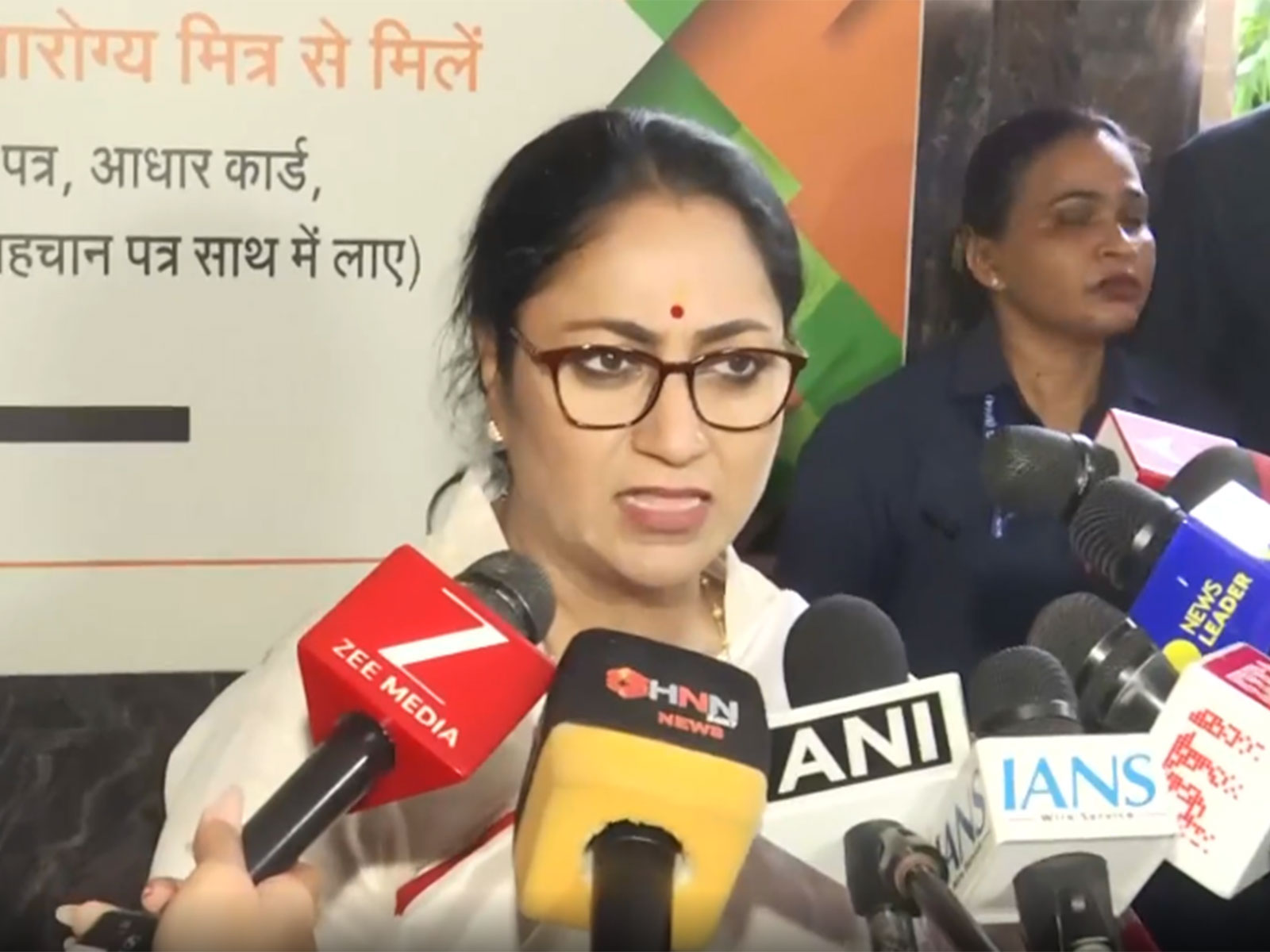 Delhi CM Rekha Gupta meets Satya Niketan building collapse victims at AIIMS (Photo/ANI)