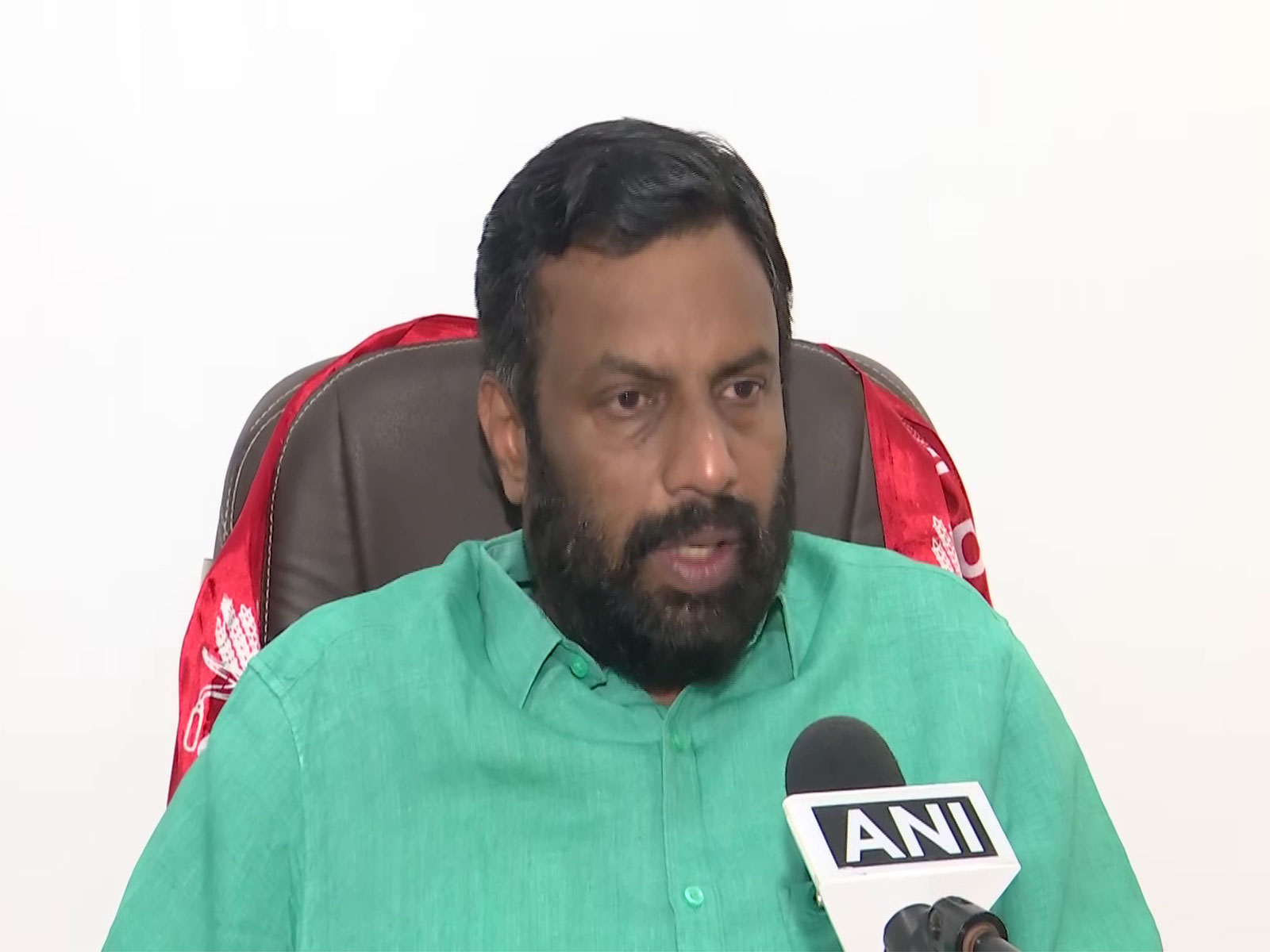 CPI MP P Sandosh (Photo/ANI)