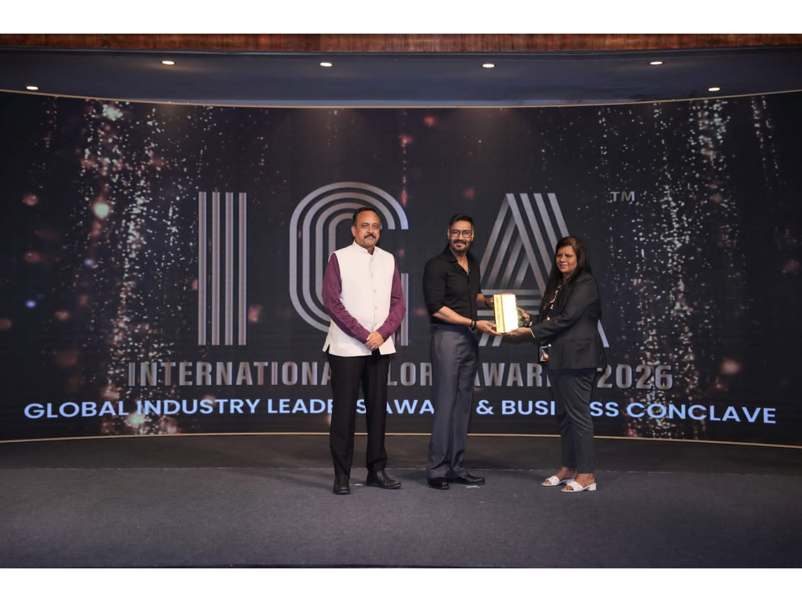 EcoHaven Furniture Honoured at IGA 2026, Felicitated by Ajay Devgn