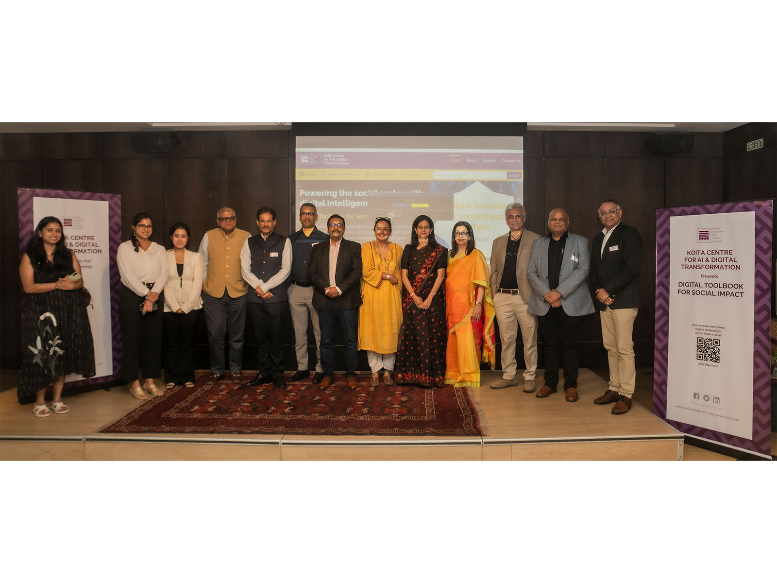 Leaders and partners from across the social impact ecosystem at the launch of the DT4SI Toolbook by ILSS's Koita Centre for AI & Digital Transformation (KCADT)