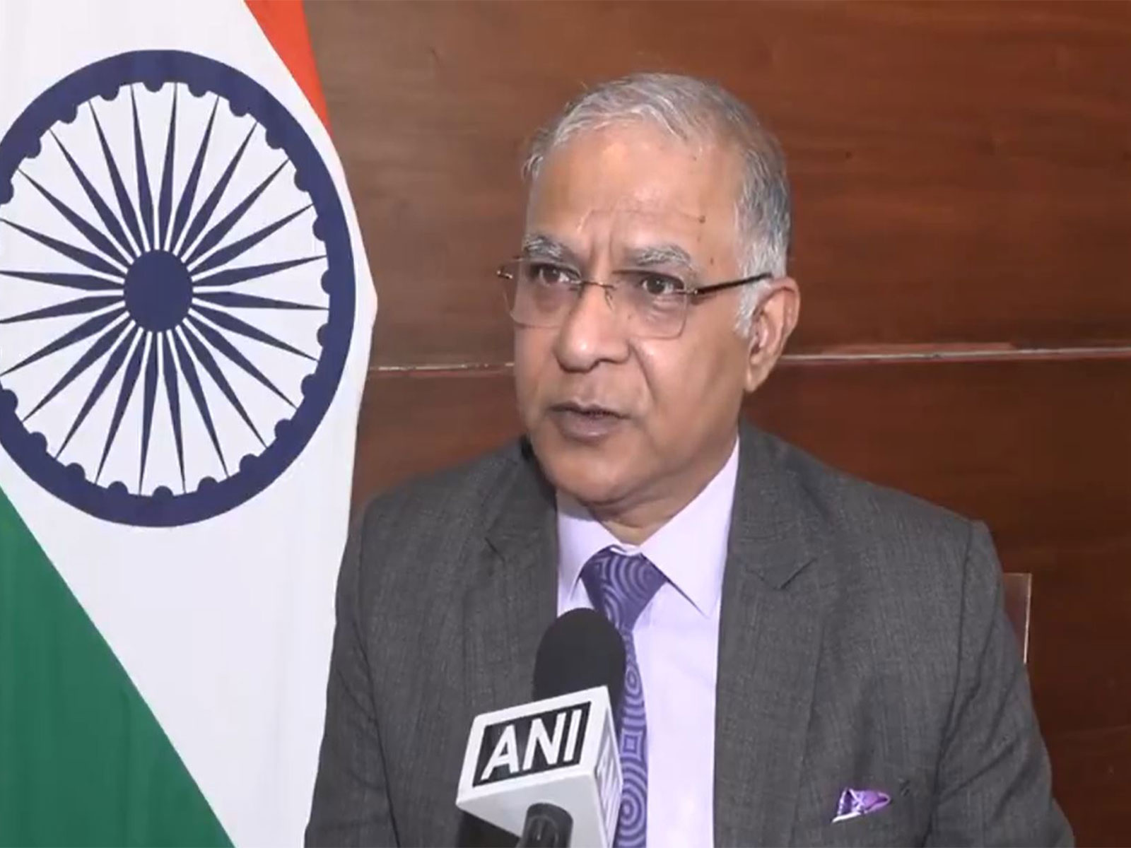 Indian High Commissioner to Sri Lanka Santosh Jha. (Photo/ANI)