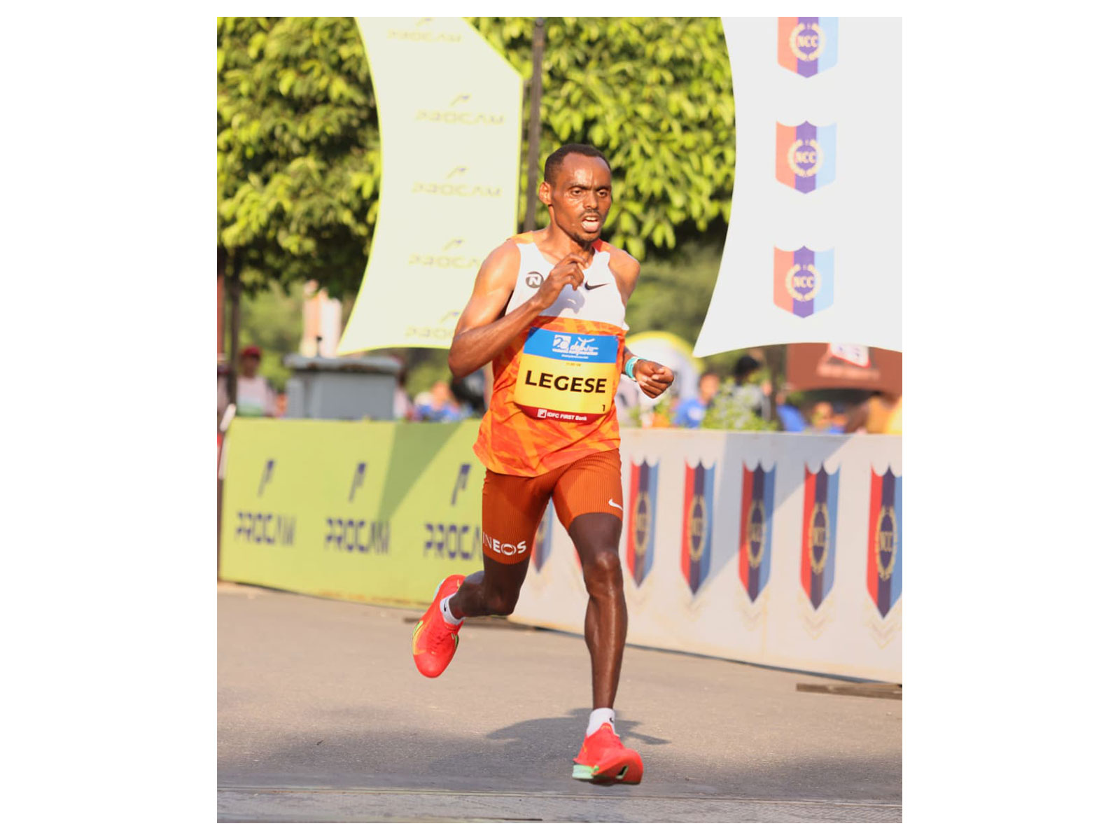 Birhanu Legese. (Photo: Vedanta Delhi Half Marathon/Procam International)